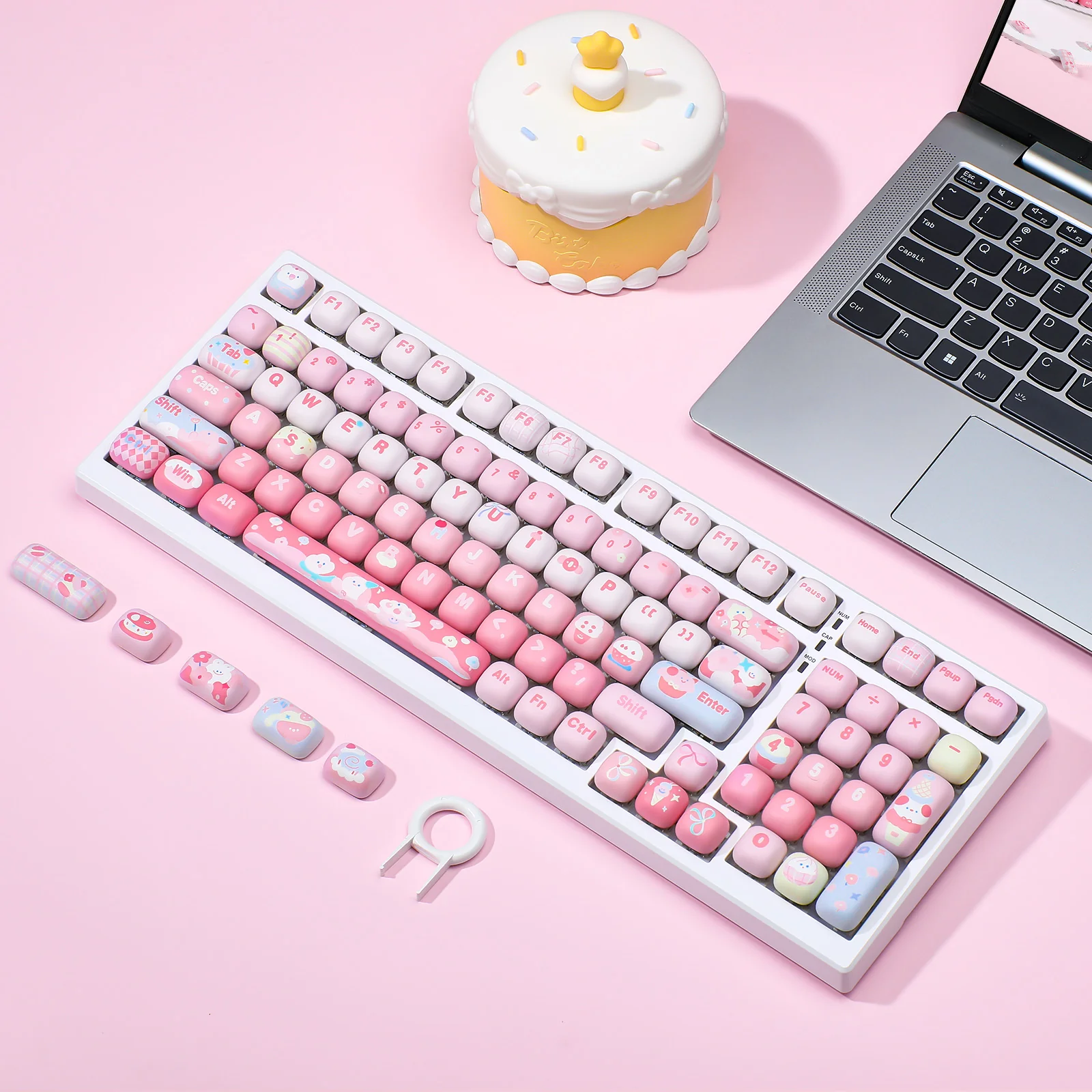 YUNZII Ice Cream MOG Profile Keycap Set - Image 12