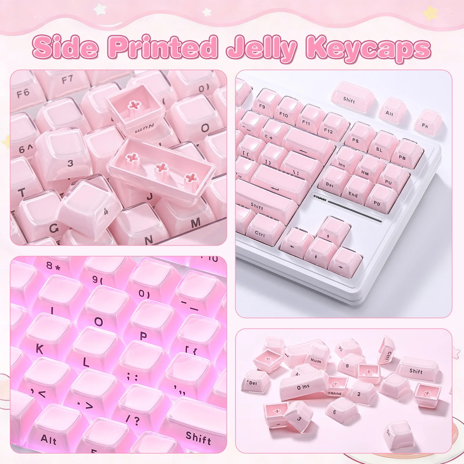 YUNZII Jelly OEM Profile Keycap Set - Image 6