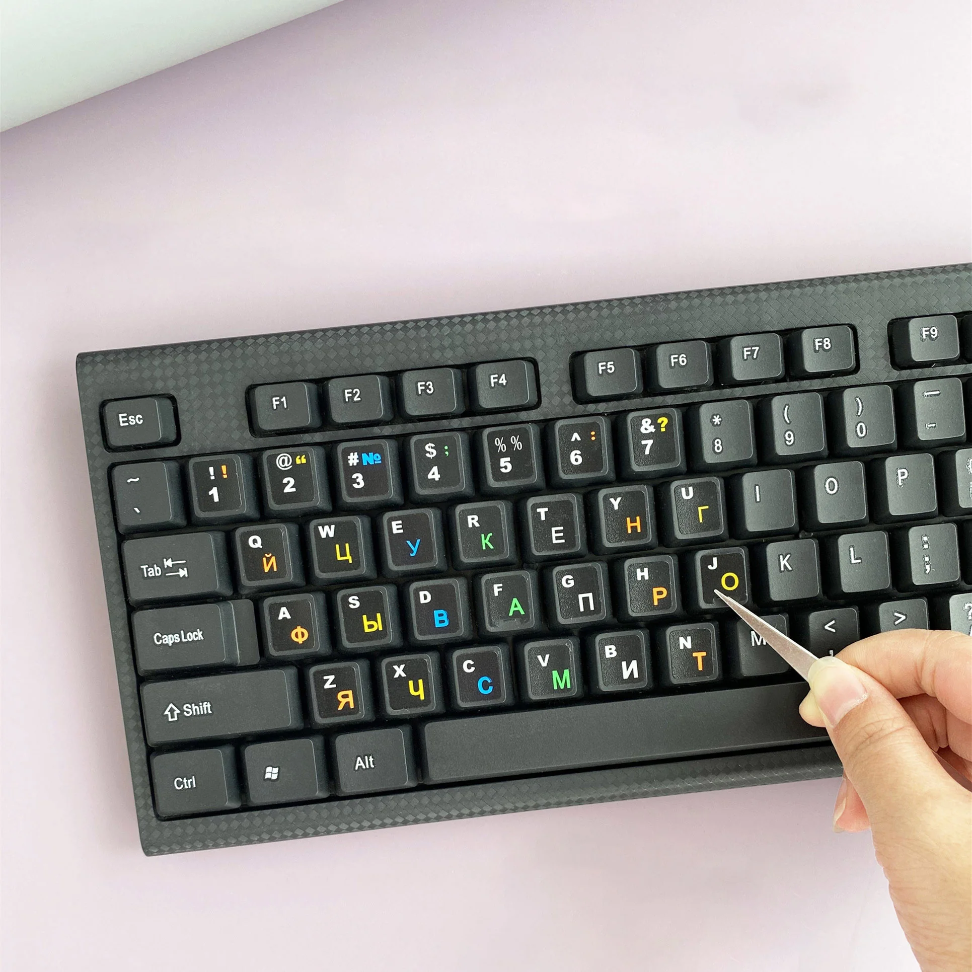 YUNZII Keyboard Letter Stickers - Russian - Image 2