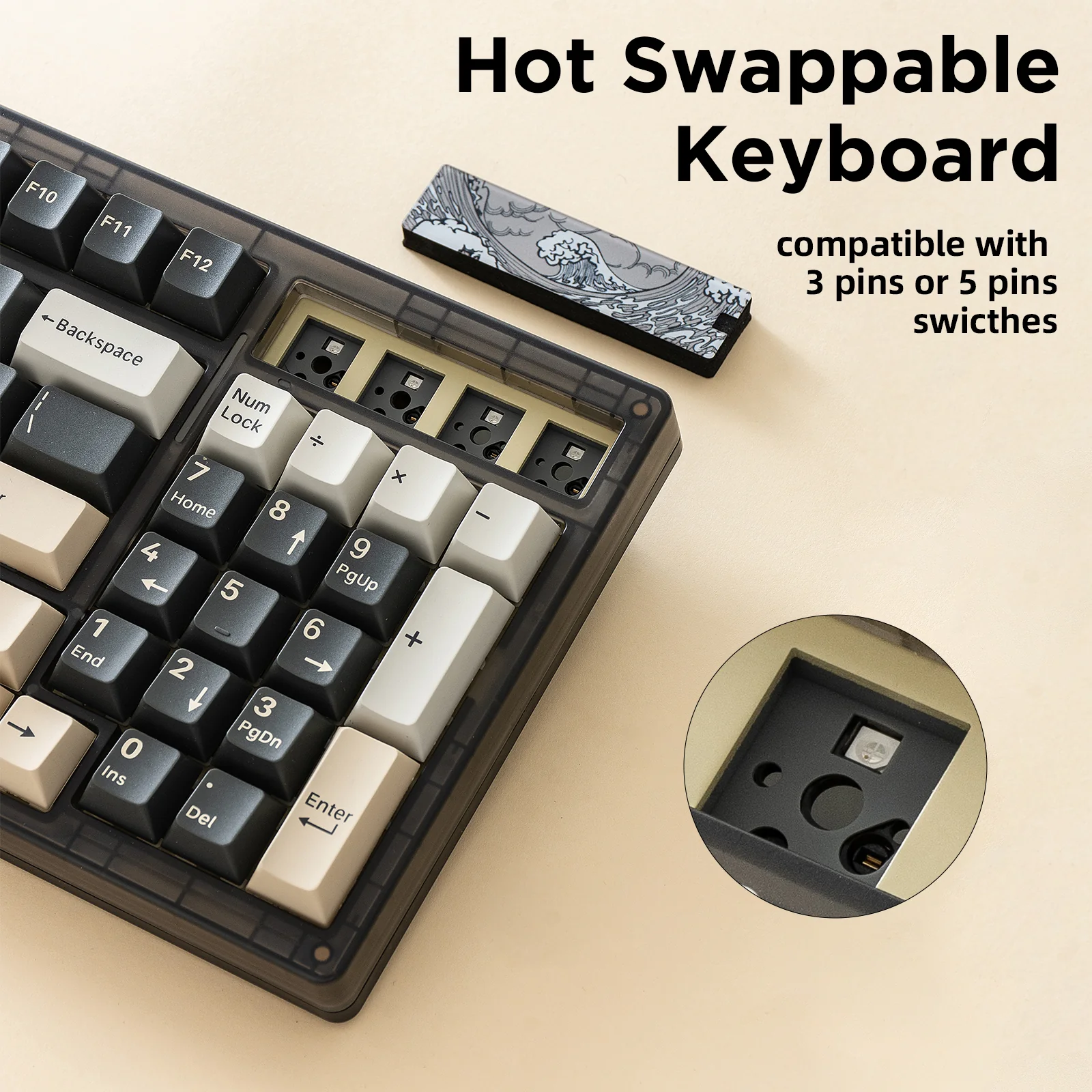YUNZII Keynovo IF98 Pro Wireless Keyboard - Image 17