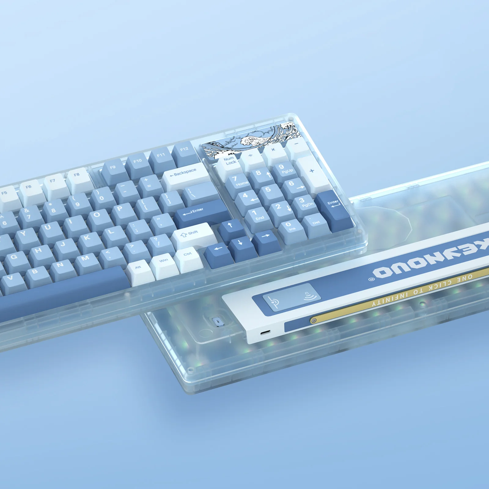 YUNZII Keynovo IF98 Pro Wireless Keyboard - Image 5