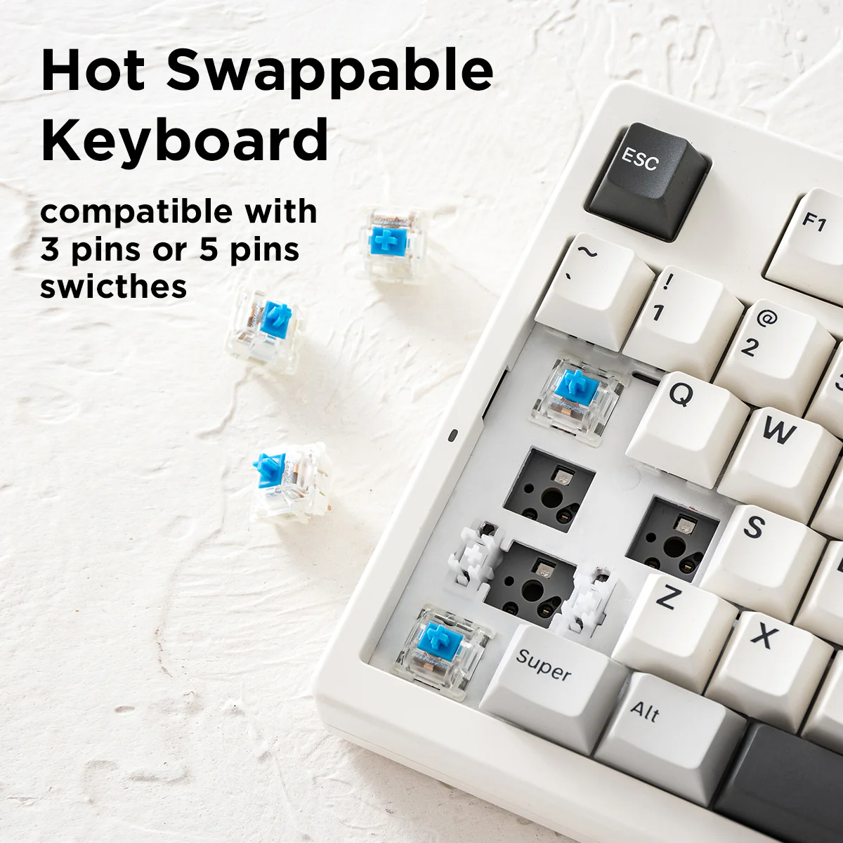 YUNZII Keynovo IF98 Pro Wireless Keyboard - Image 6