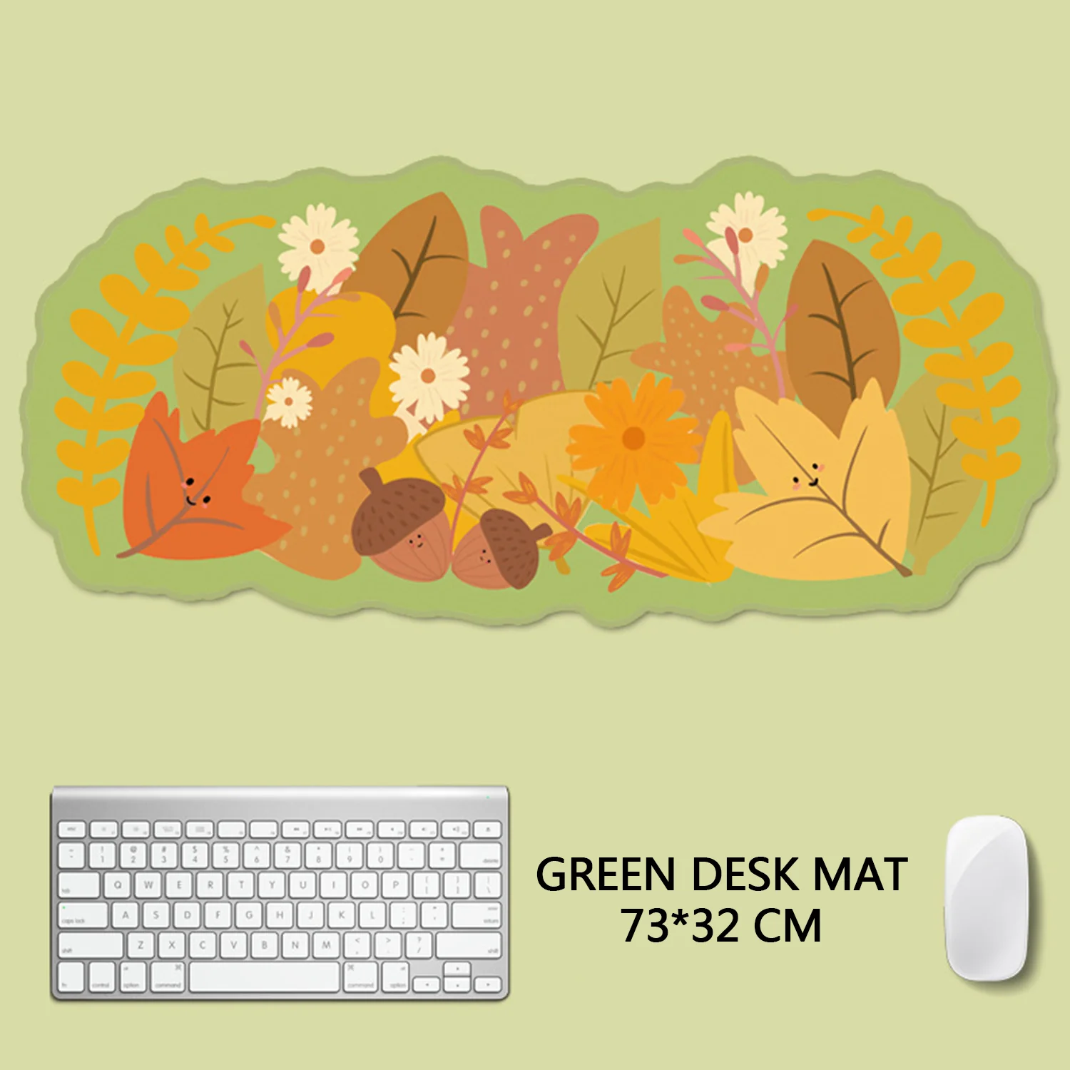 YUNZII Keynovo Autumn Shaped Mouse Mat Desk Pad - Image 3