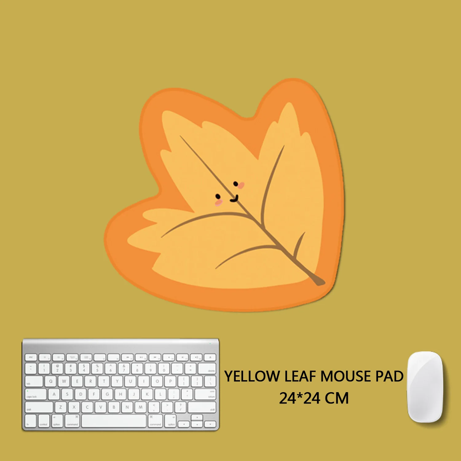 YUNZII Keynovo Autumn Shaped Mouse Mat Desk Pad - Image 4