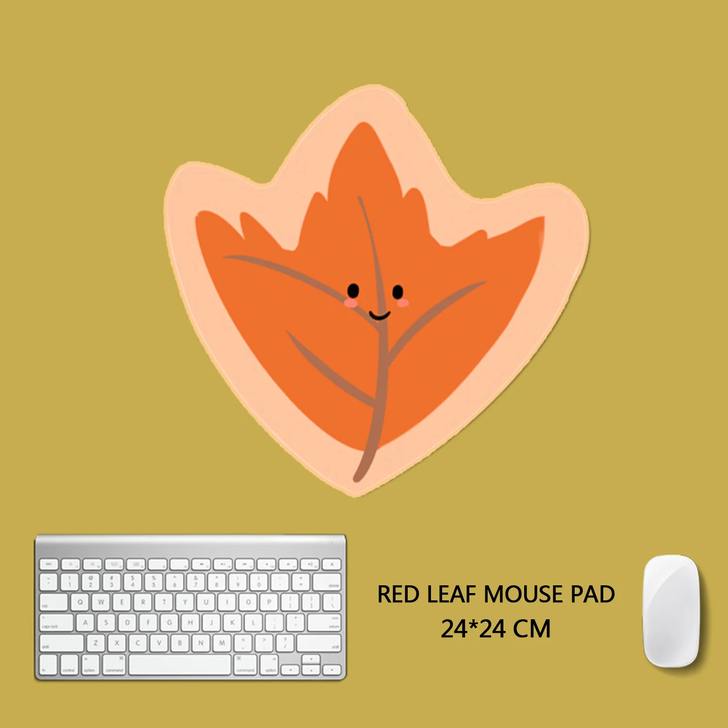 YUNZII Keynovo Autumn Shaped Mouse Mat Desk Pad - Image 5