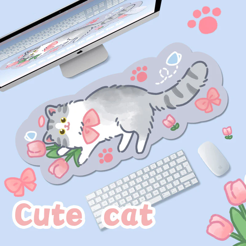 YUNZII Keynovo Shaped Mouse Mat Desk Pad - Image 4