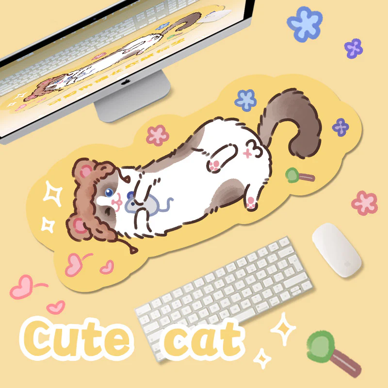 YUNZII Keynovo Shaped Mouse Mat Desk Pad - Image 5