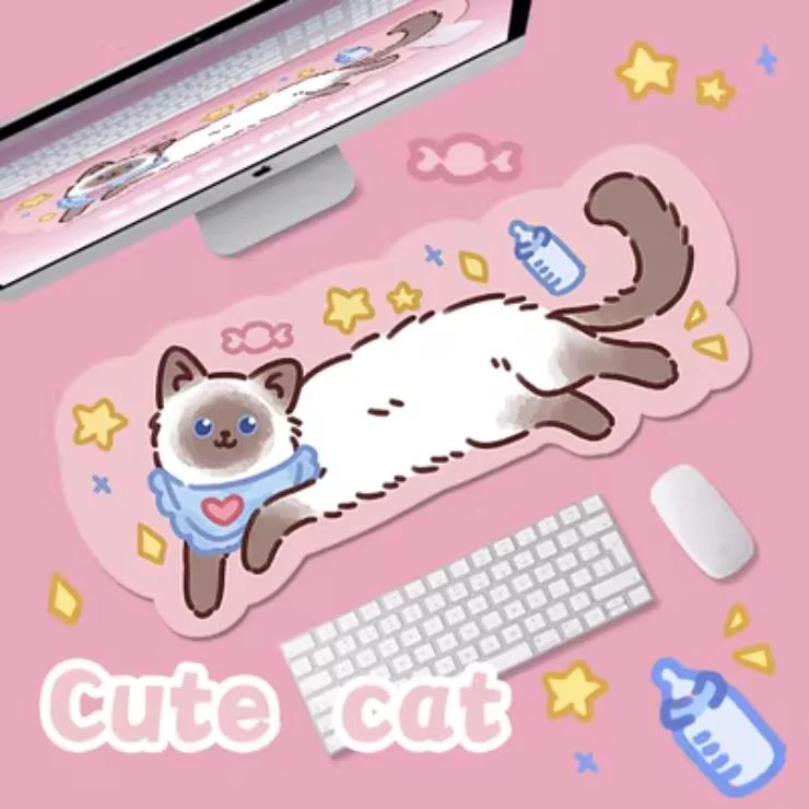 YUNZII Keynovo Shaped Mouse Mat Desk Pad - Image 6