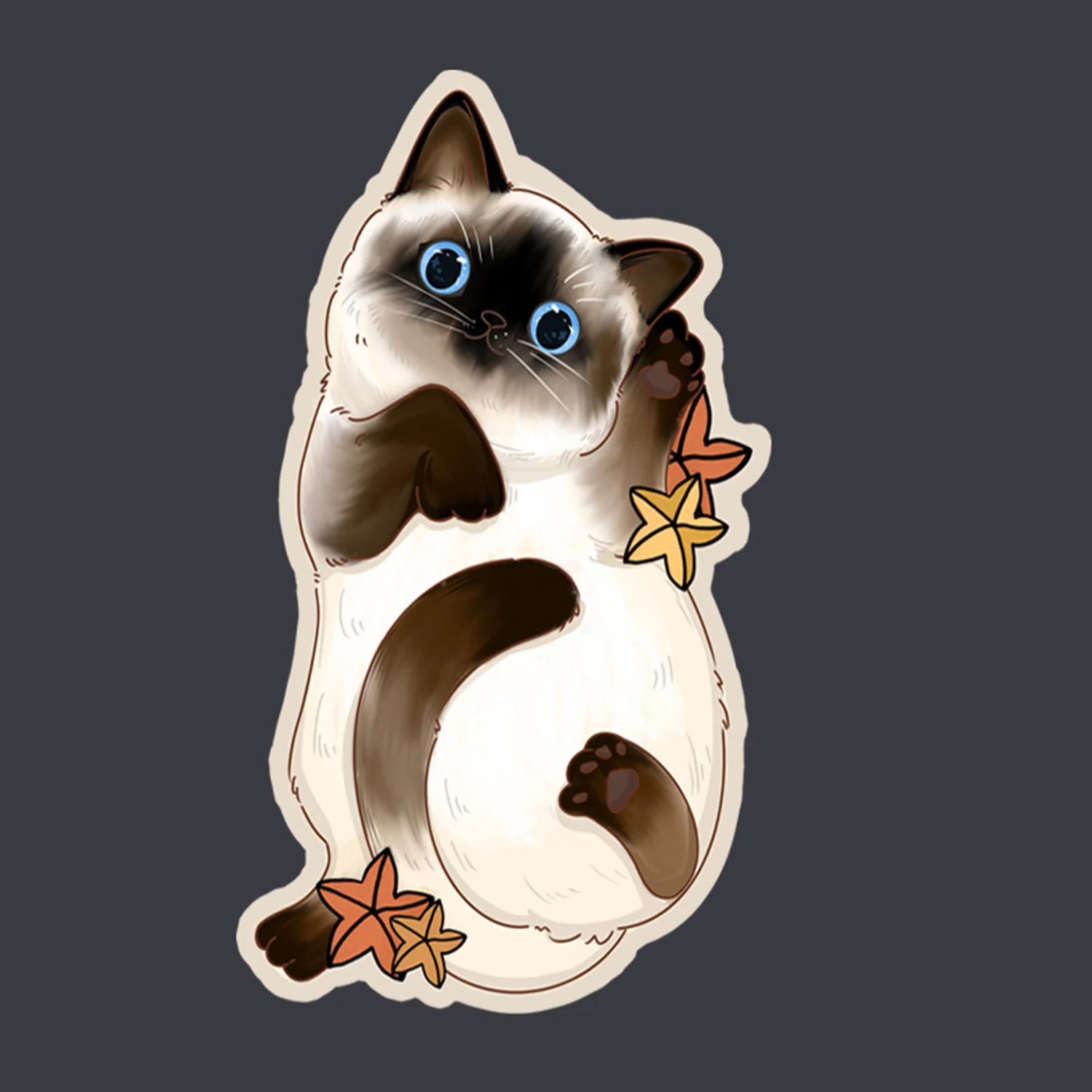 YUNZII Keynovo Siamese Cat Shaped Mouse Mat Desk Pad - Image 3