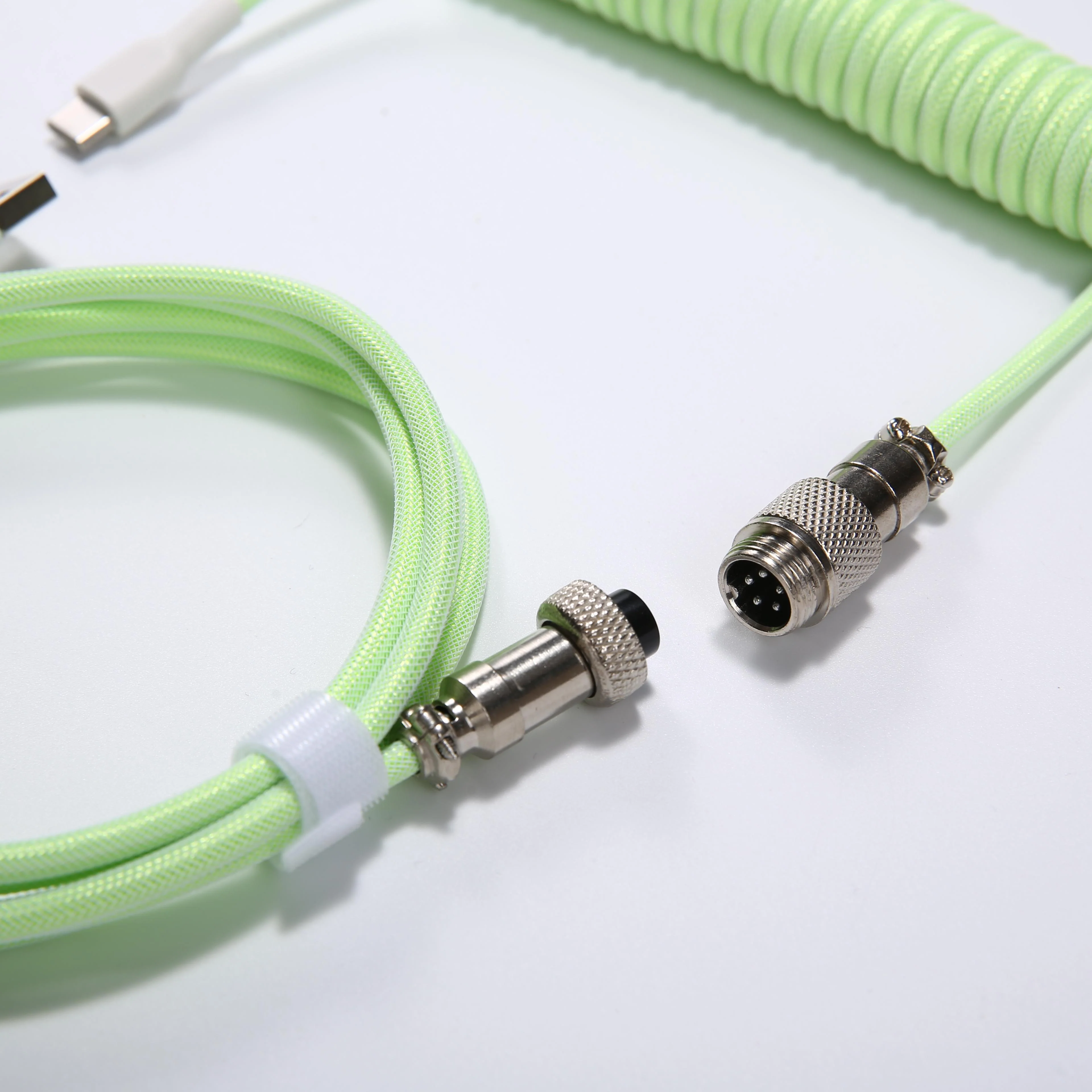 YUNZII Keynovo V3 Coiled Keyboard Cable with Aviator USB Cable for Type-C Mechanical Gaming Keyboard - Image 10