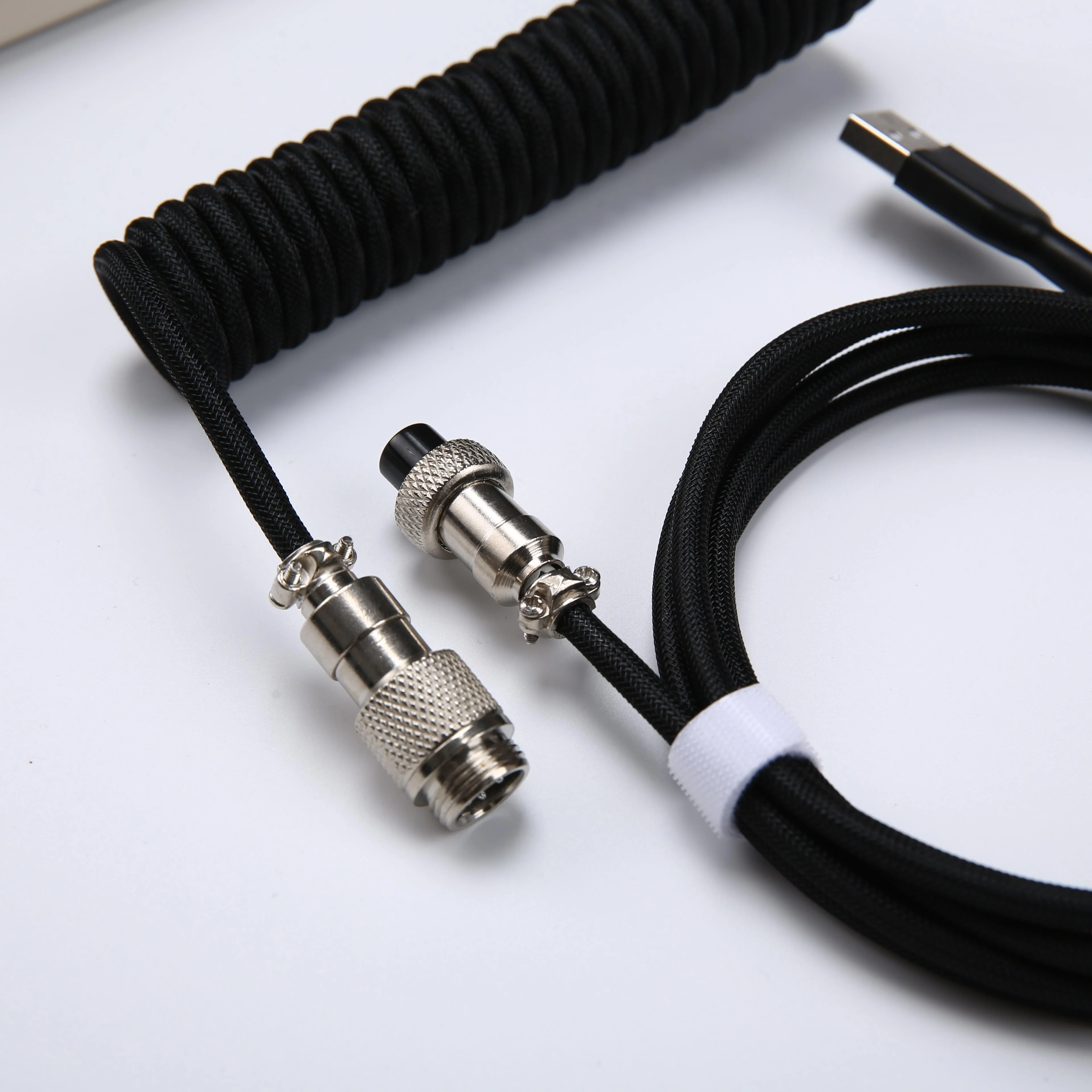 YUNZII Keynovo V3 Coiled Keyboard Cable with Aviator USB Cable for Type-C Mechanical Gaming Keyboard - Image 17