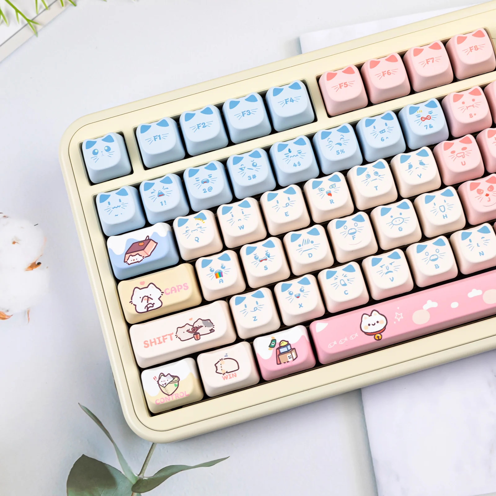 YUNZII Kitten MAO Profile Keycap Set - Image 2