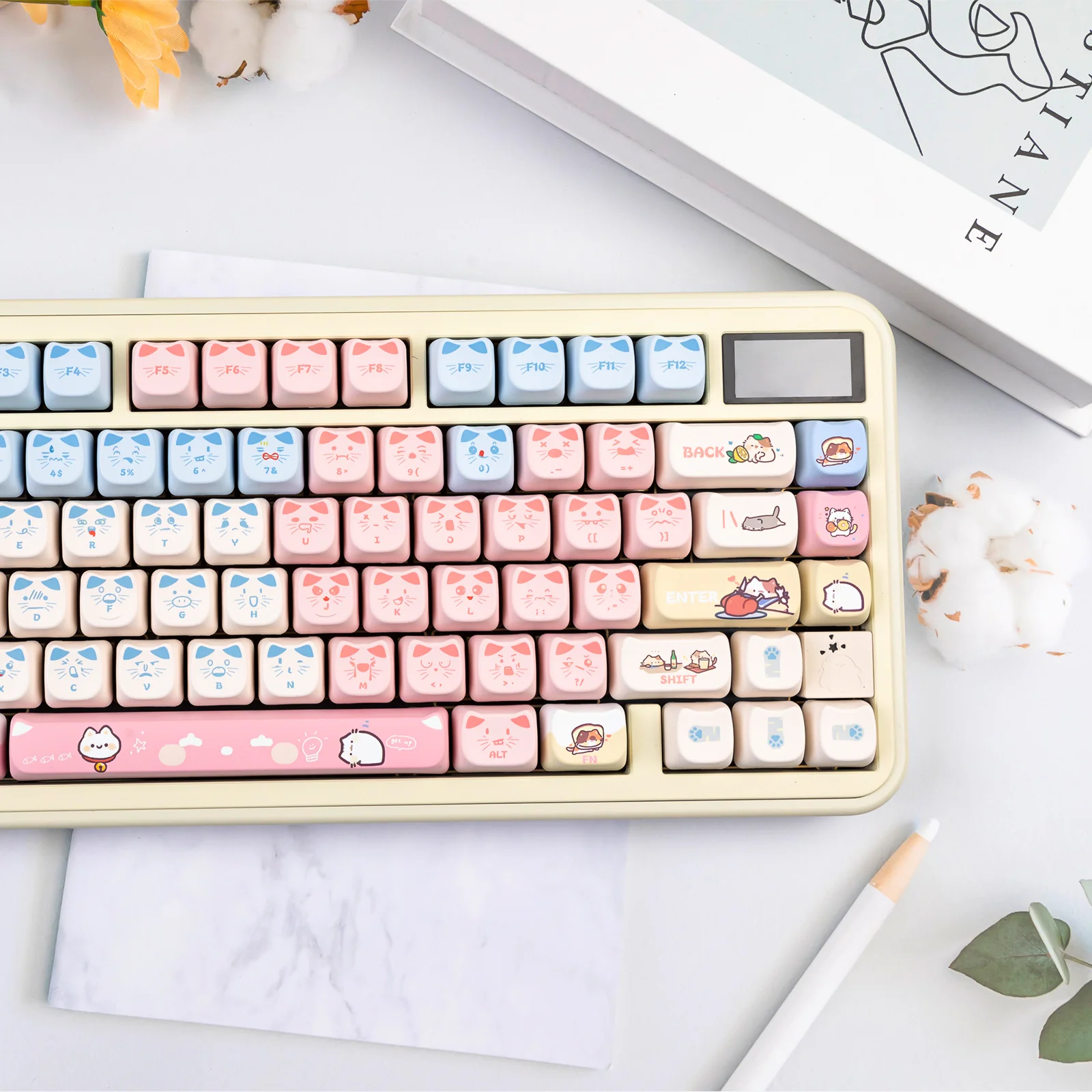 YUNZII Kitten MAO Profile Keycap Set - Image 5