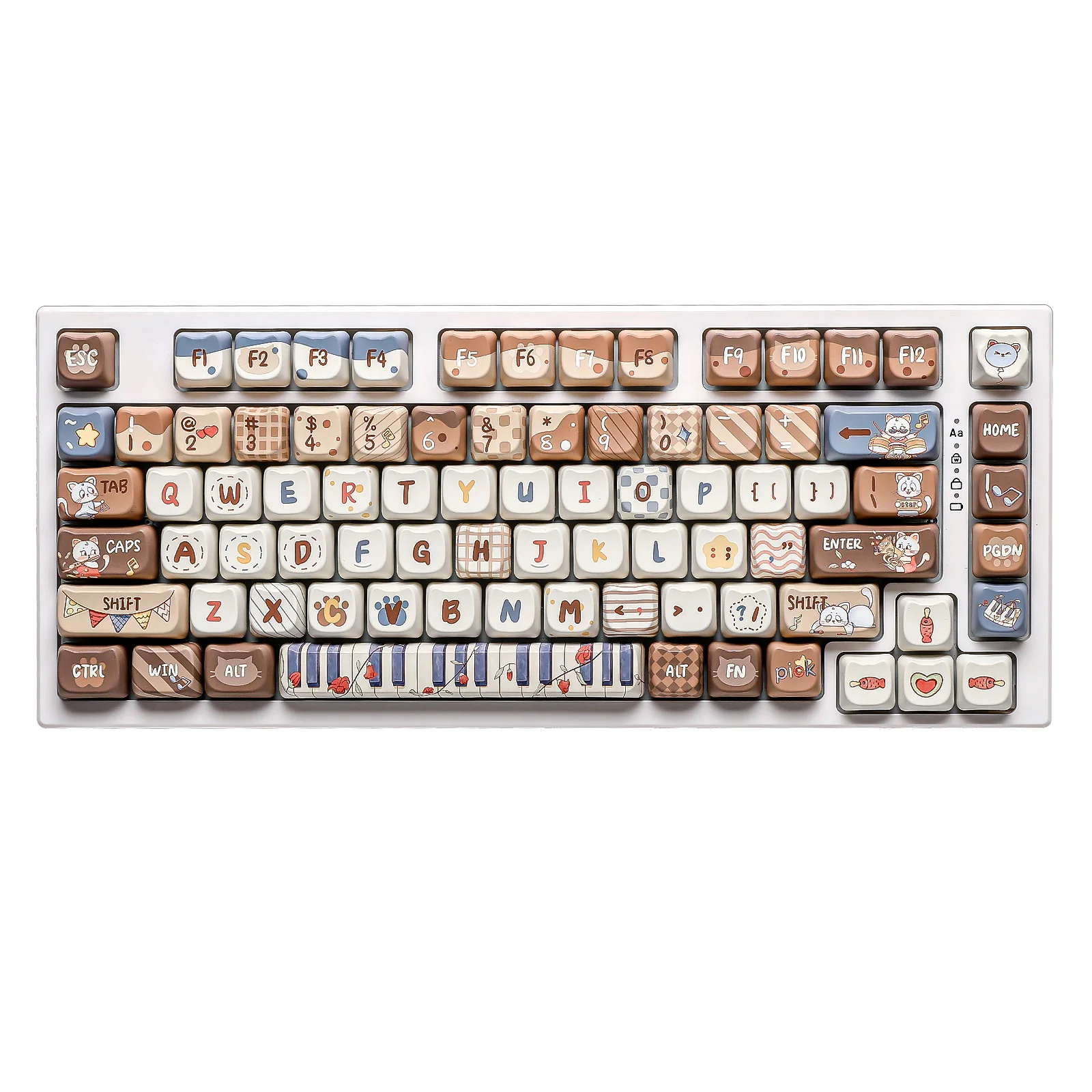 YUNZII Kitten Recital MAO Profile Keycap Set - Image 2