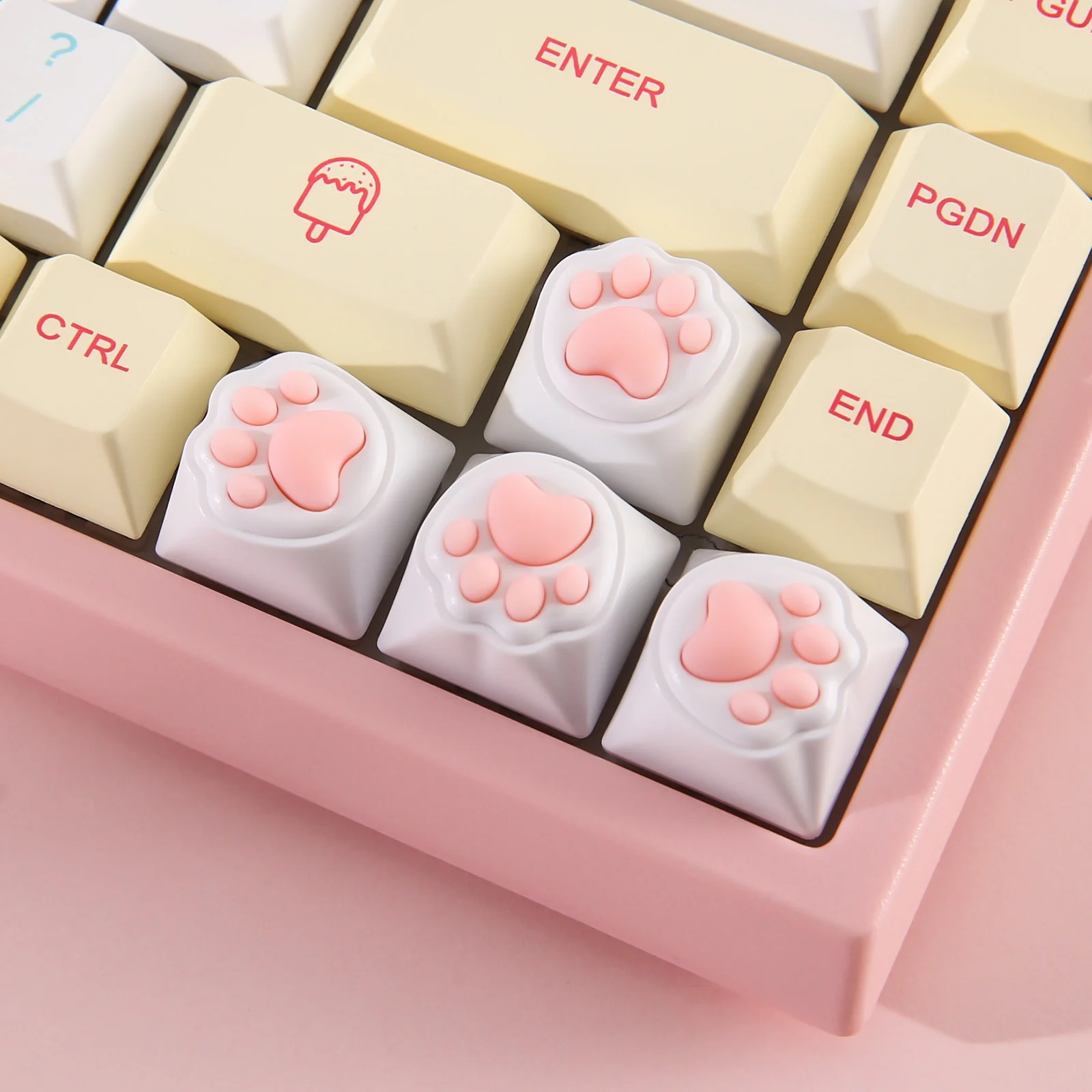 YUNZII Kitty&Corgi Silicone Artisan Keycaps - Image 4