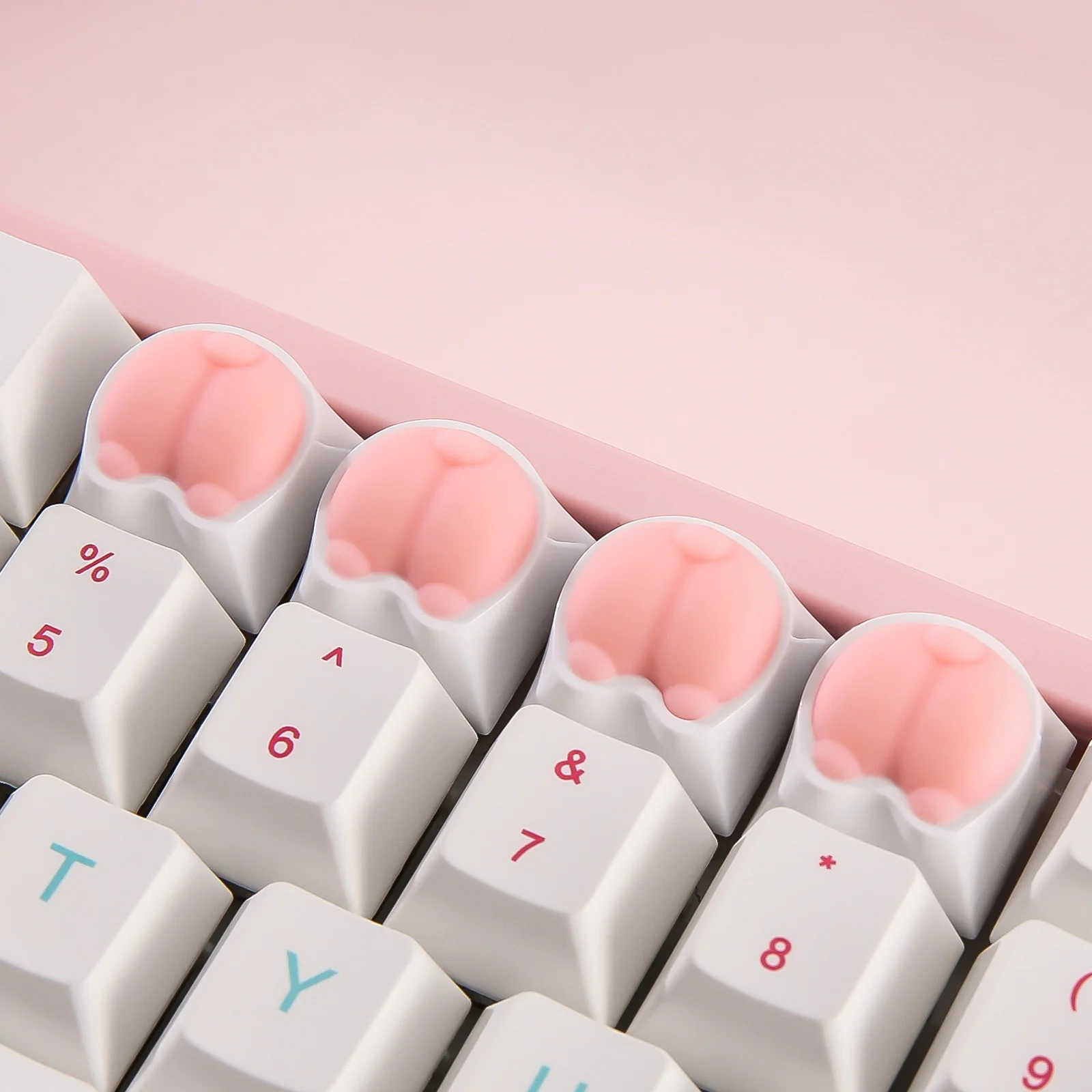 YUNZII Kitty&Corgi Silicone Artisan Keycaps - Image 9