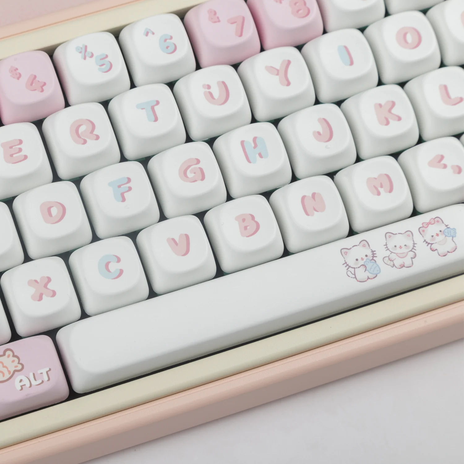 YUNZII Kitty Fish Keycap Set - Image 3