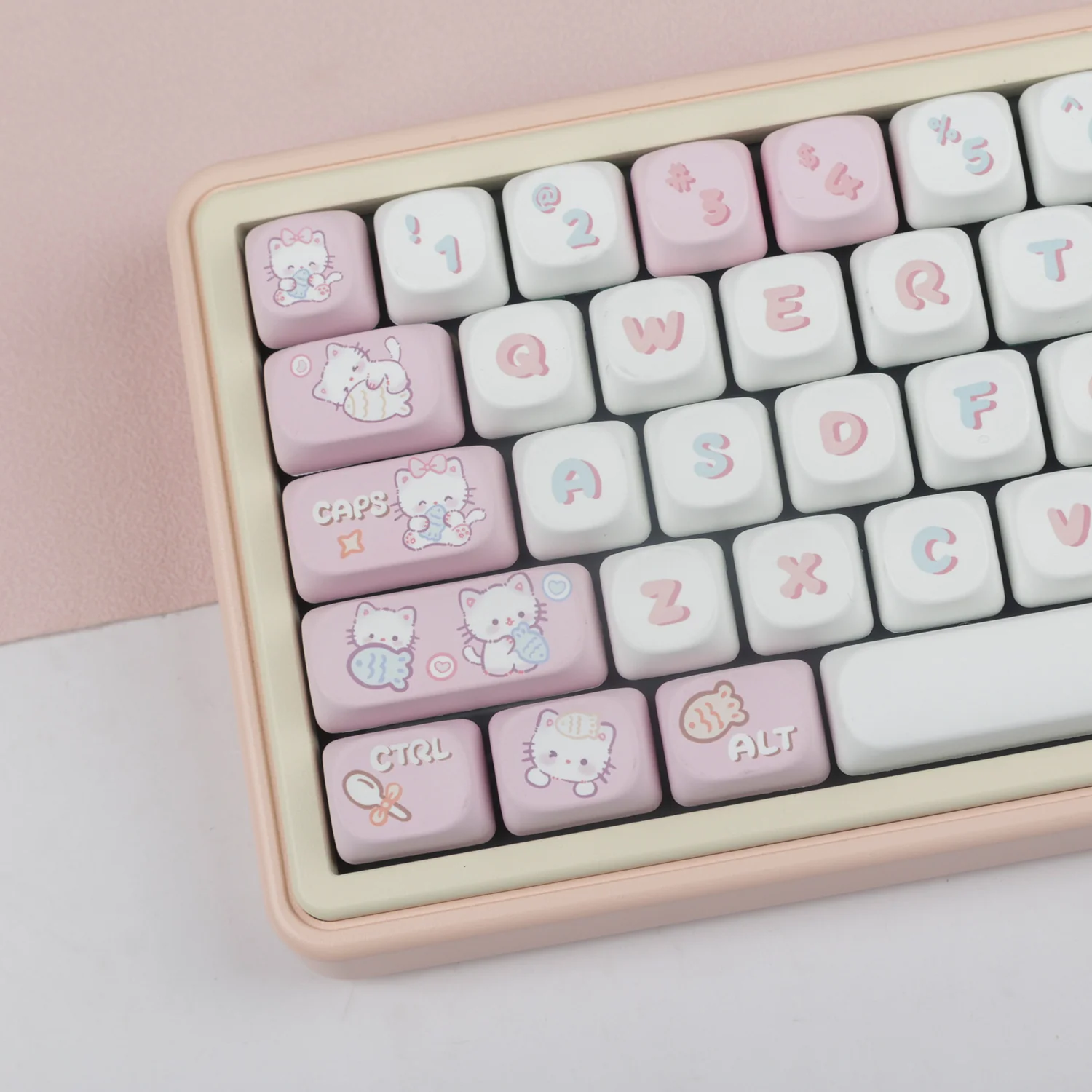 YUNZII Kitty Fish Keycap Set - Image 4