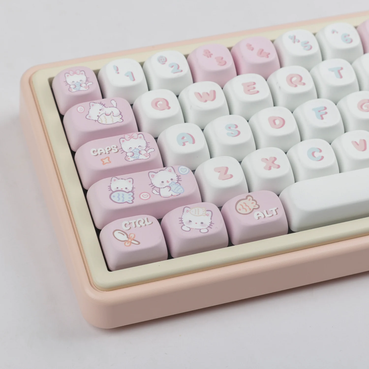 YUNZII Kitty Fish Keycap Set - Image 6