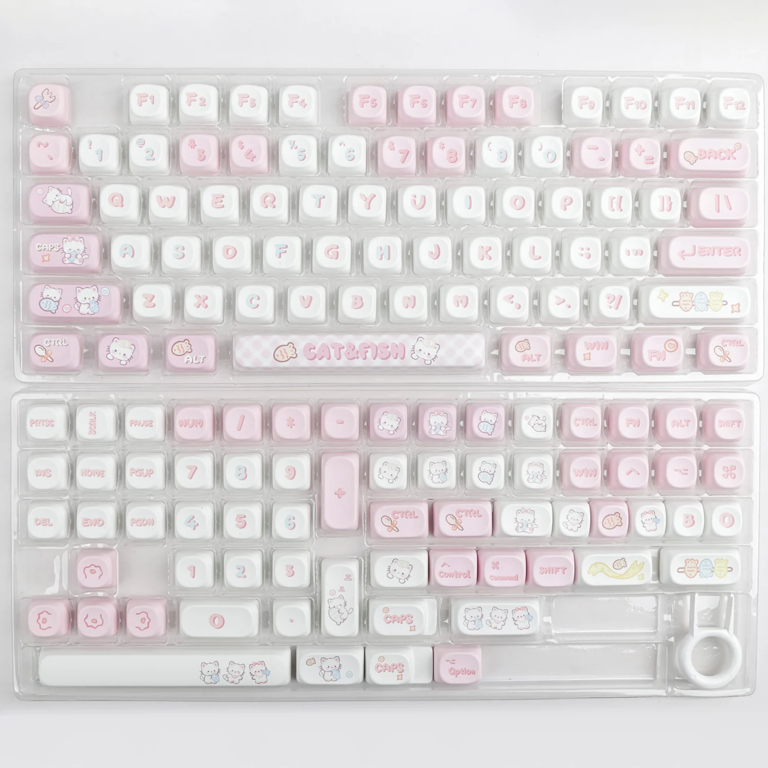 YUNZII Kitty Fish Keycap Set - Image 9