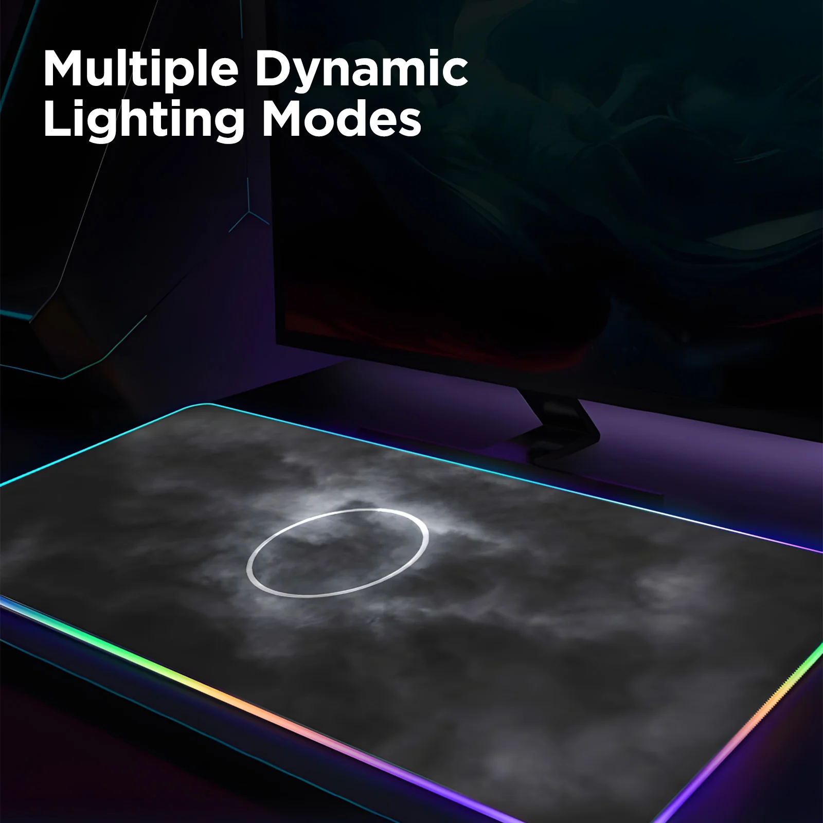 YUNZII LED Gaming Mouse Pad Desk Mat - Image 4
