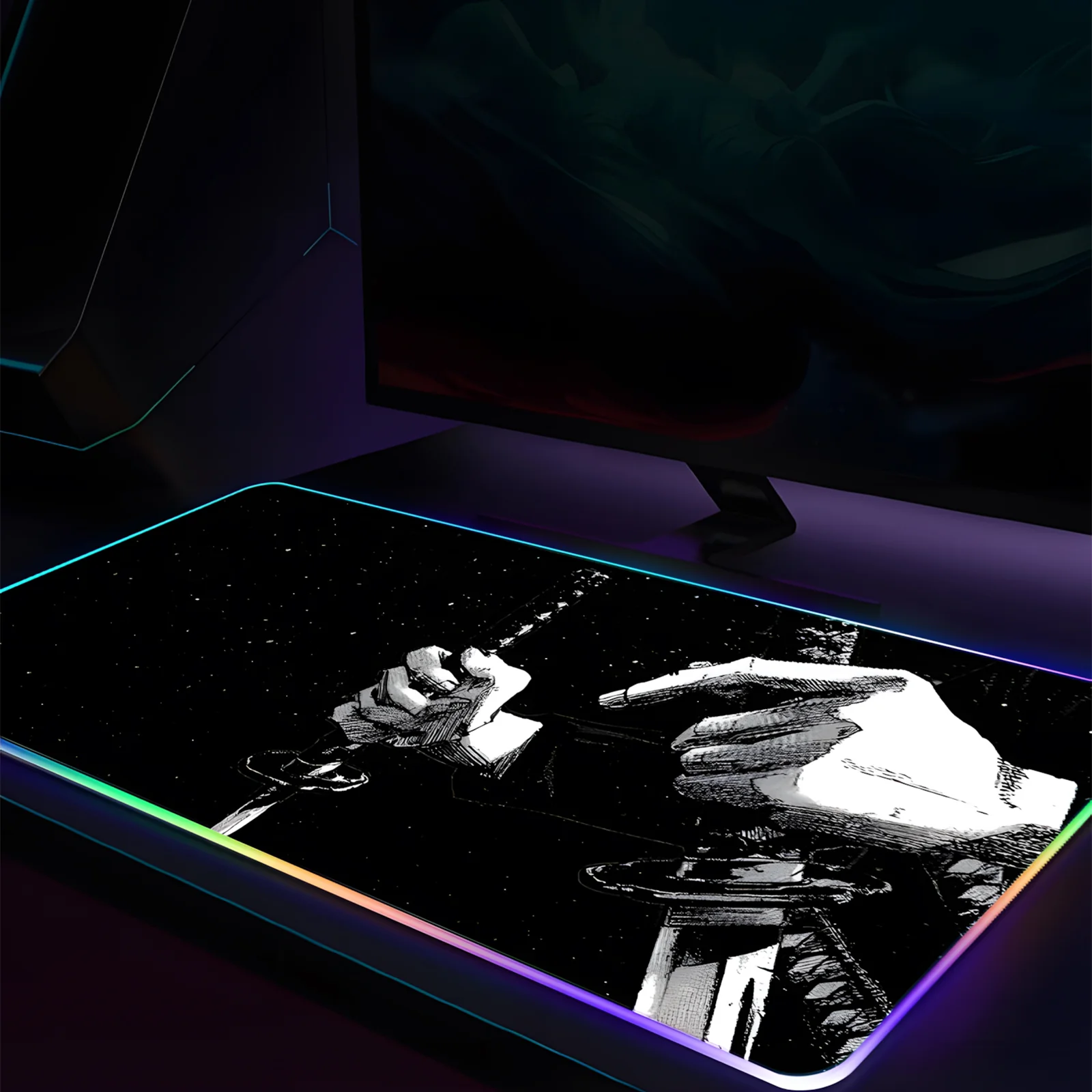 YUNZII LED Gaming Mouse Pad Desk Mat - Image 7