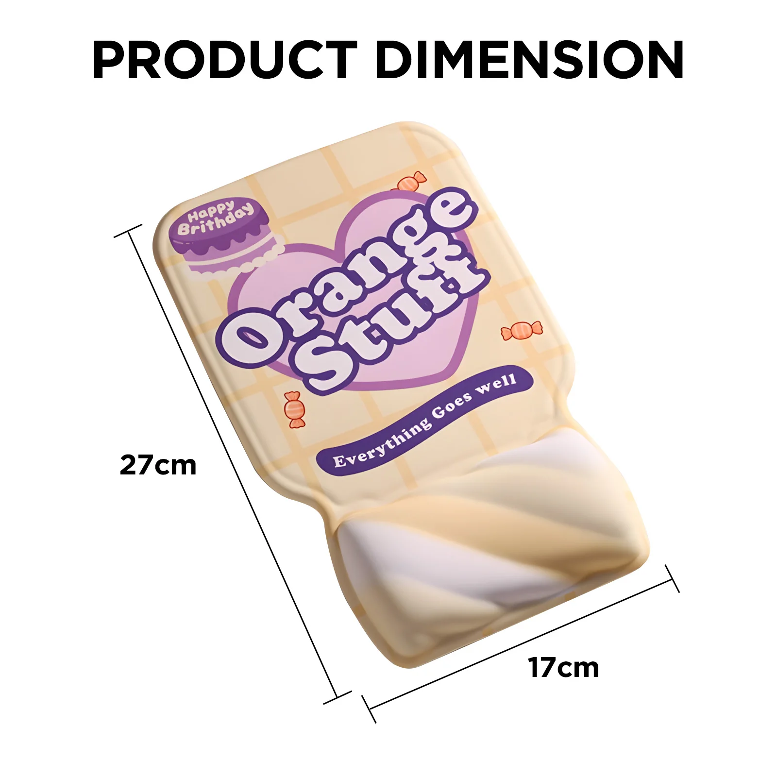 YUNZII Marshmallow Mouse Pad Palm Rest - Image 2
