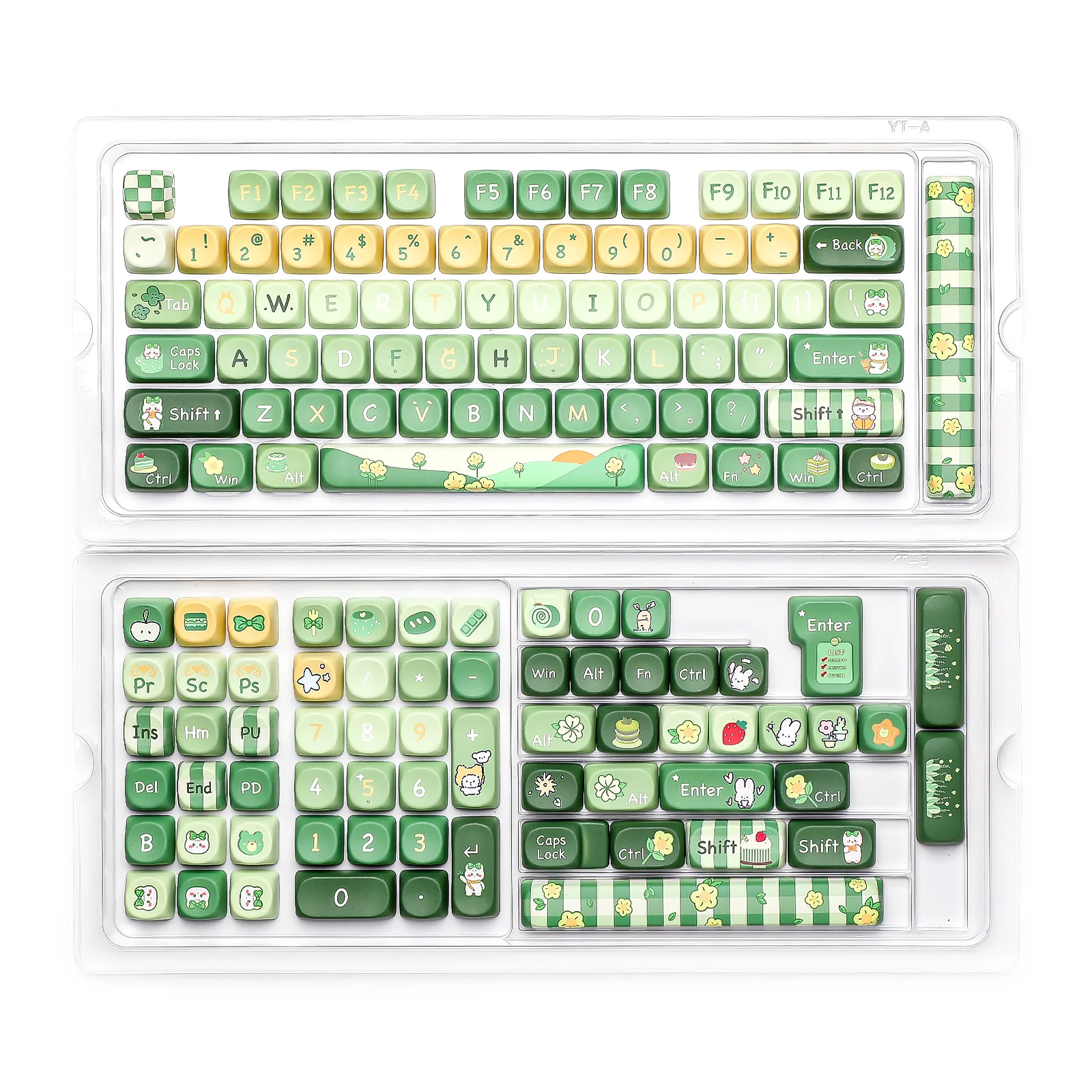 YUNZII Matcha Bunny SOA Profile Keycap Set - Image 12