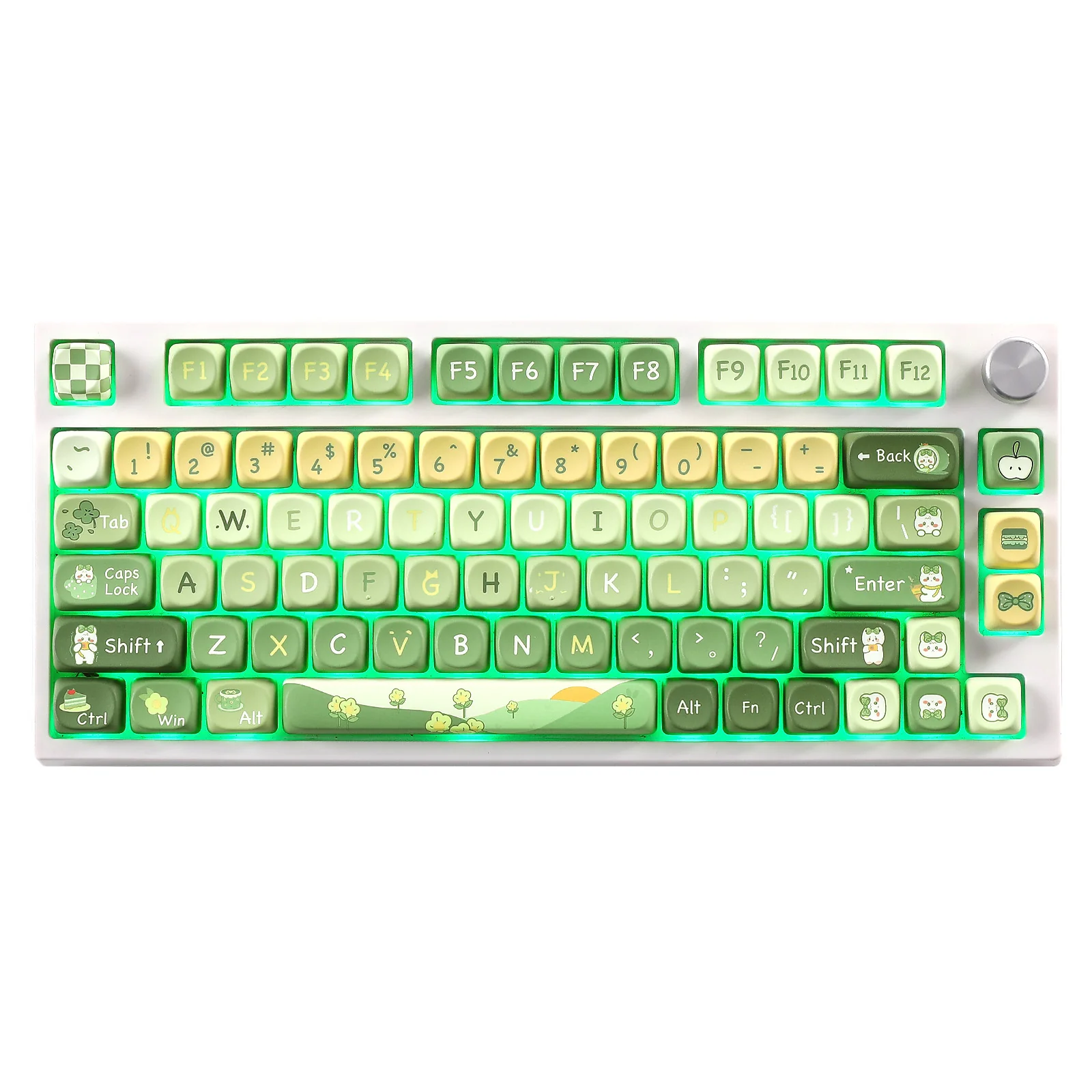 YUNZII Matcha Bunny SOA Profile Keycap Set - Image 2