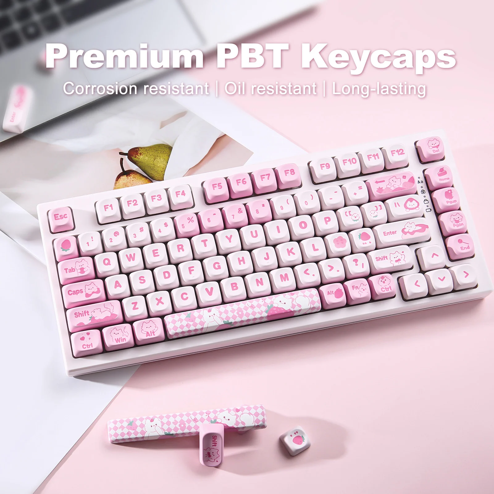YUNZII Meow Meow MOA Profile Keycap Set - Image 5