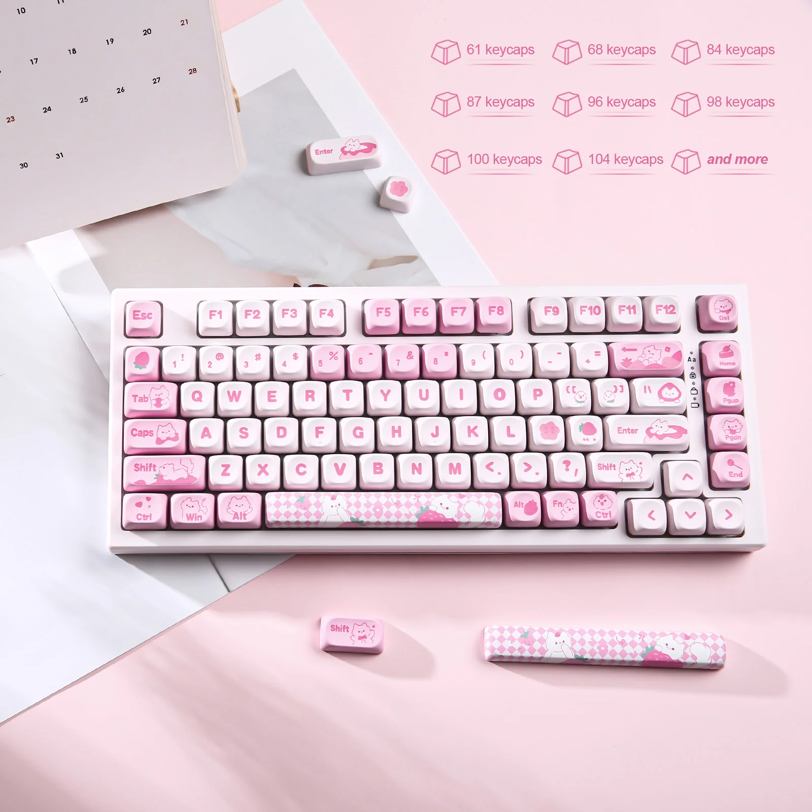 YUNZII Meow Meow MOA Profile Keycap Set - Image 7