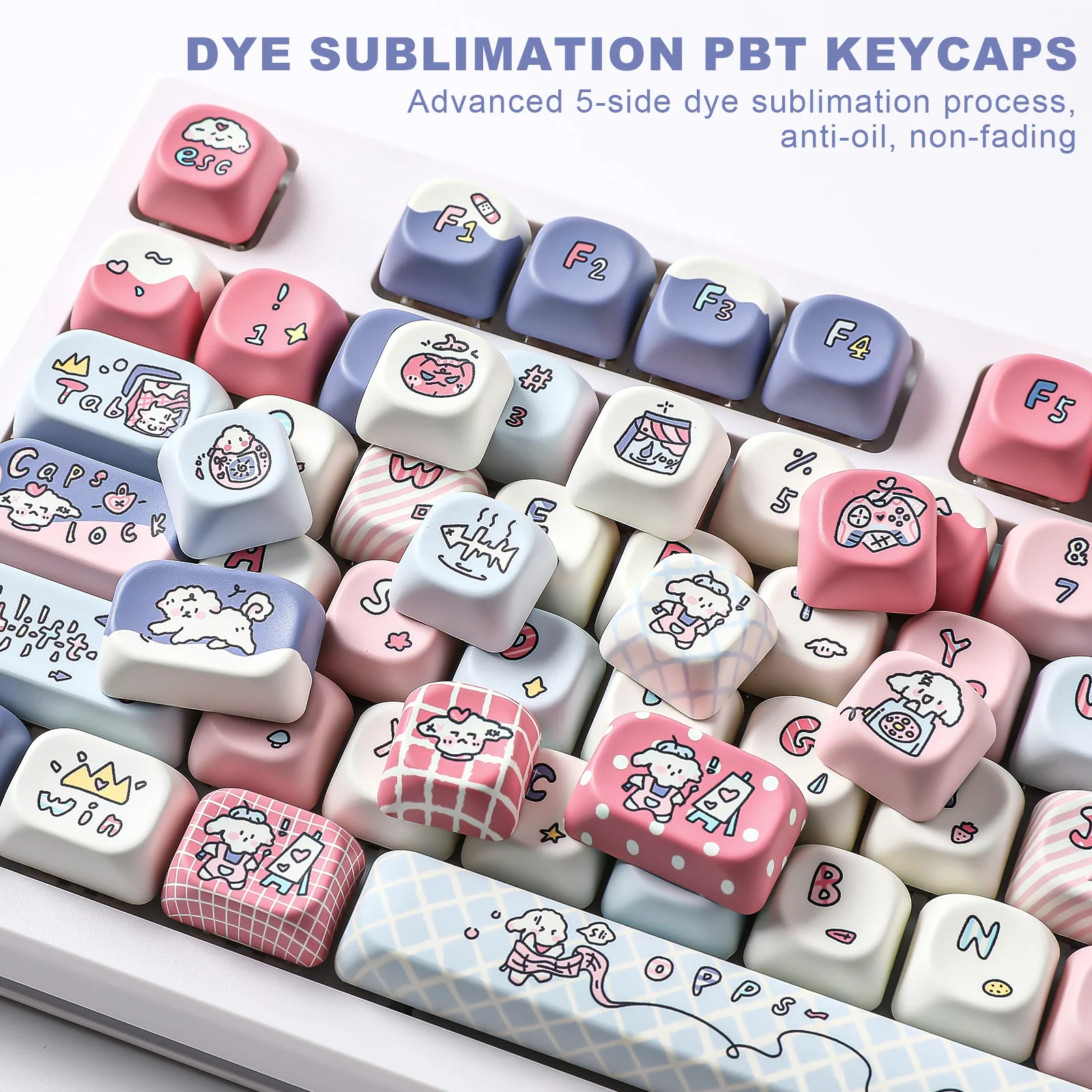 YUNZII Milk Factory MOA Profile Keycap Set - Image 6