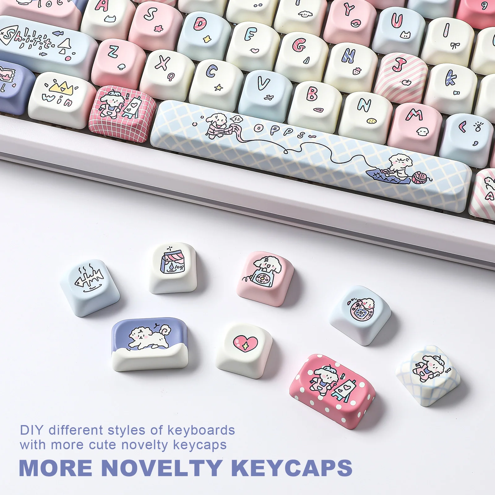 YUNZII Milk Factory MOA Profile Keycap Set - Image 7