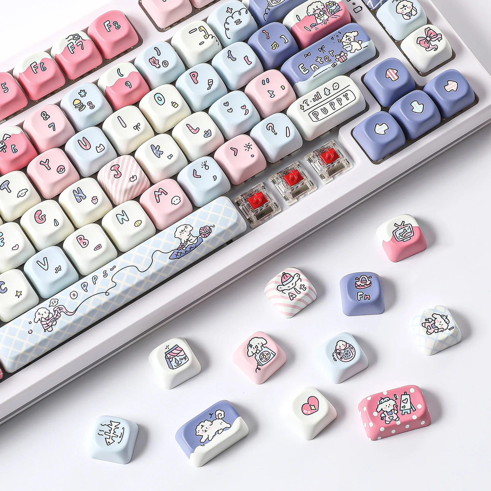 YUNZII Milk Factory MOA Profile Keycap Set - Image 8