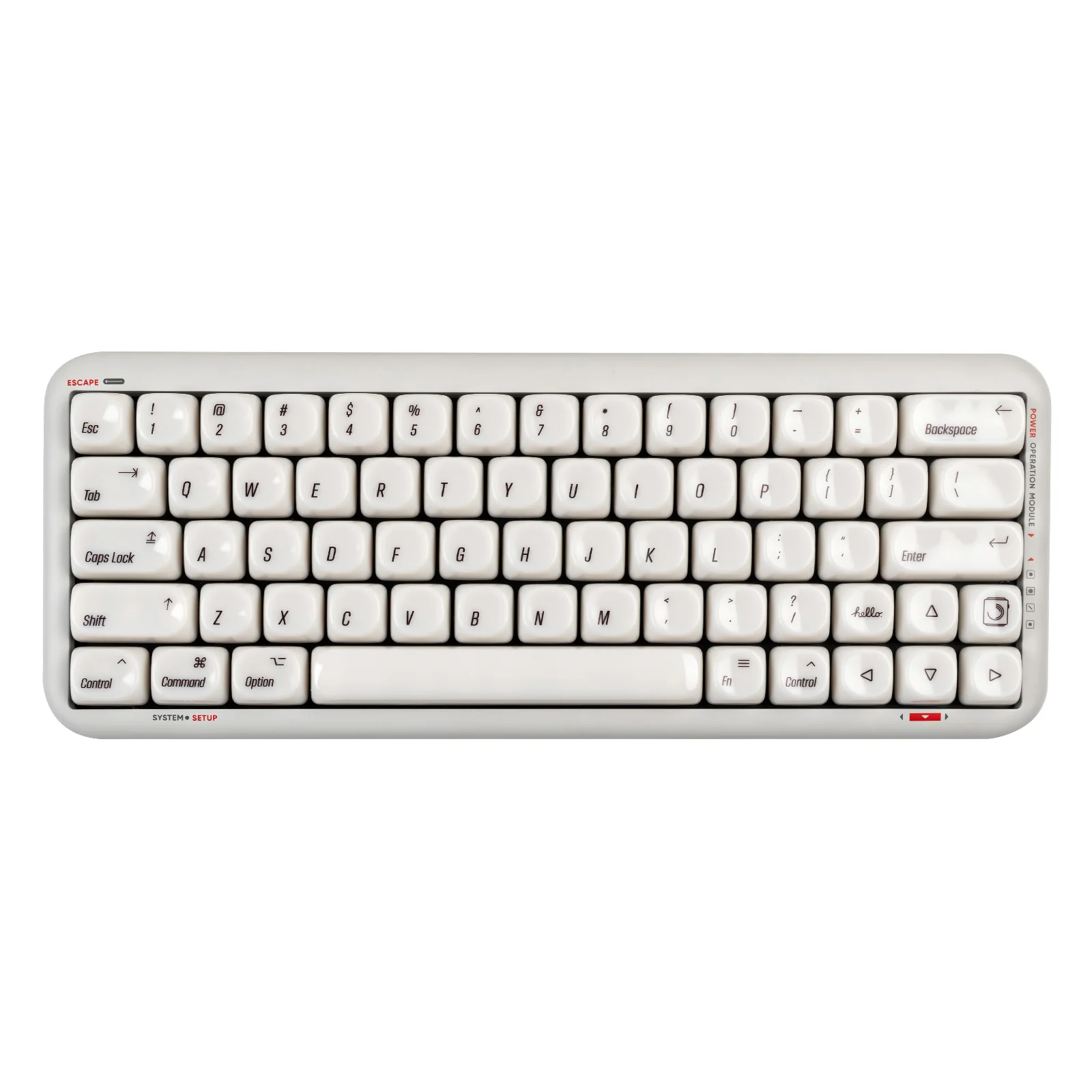 YUNZII Minimalism Ceramic Style MOA Profile Keycap Set