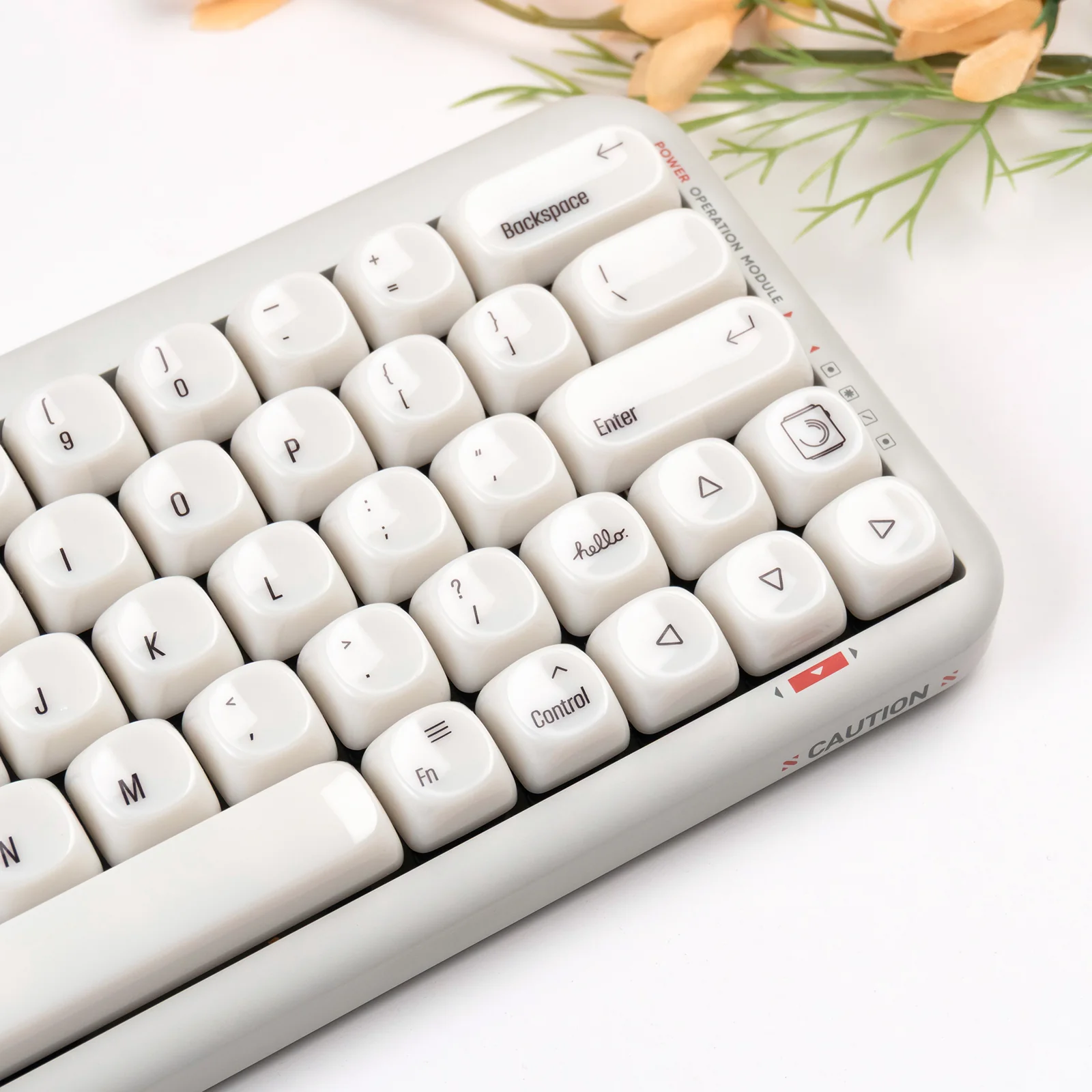 YUNZII Minimalism Ceramic Style MOA Profile Keycap Set - Image 4