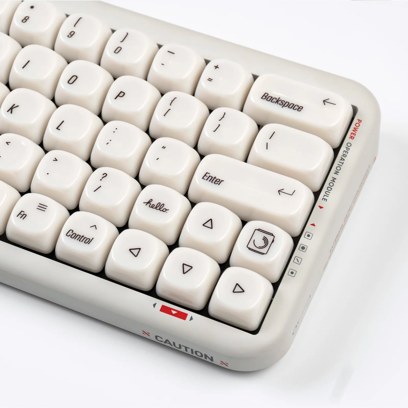 YUNZII Minimalism Ceramic Style MOA Profile Keycap Set - Image 7