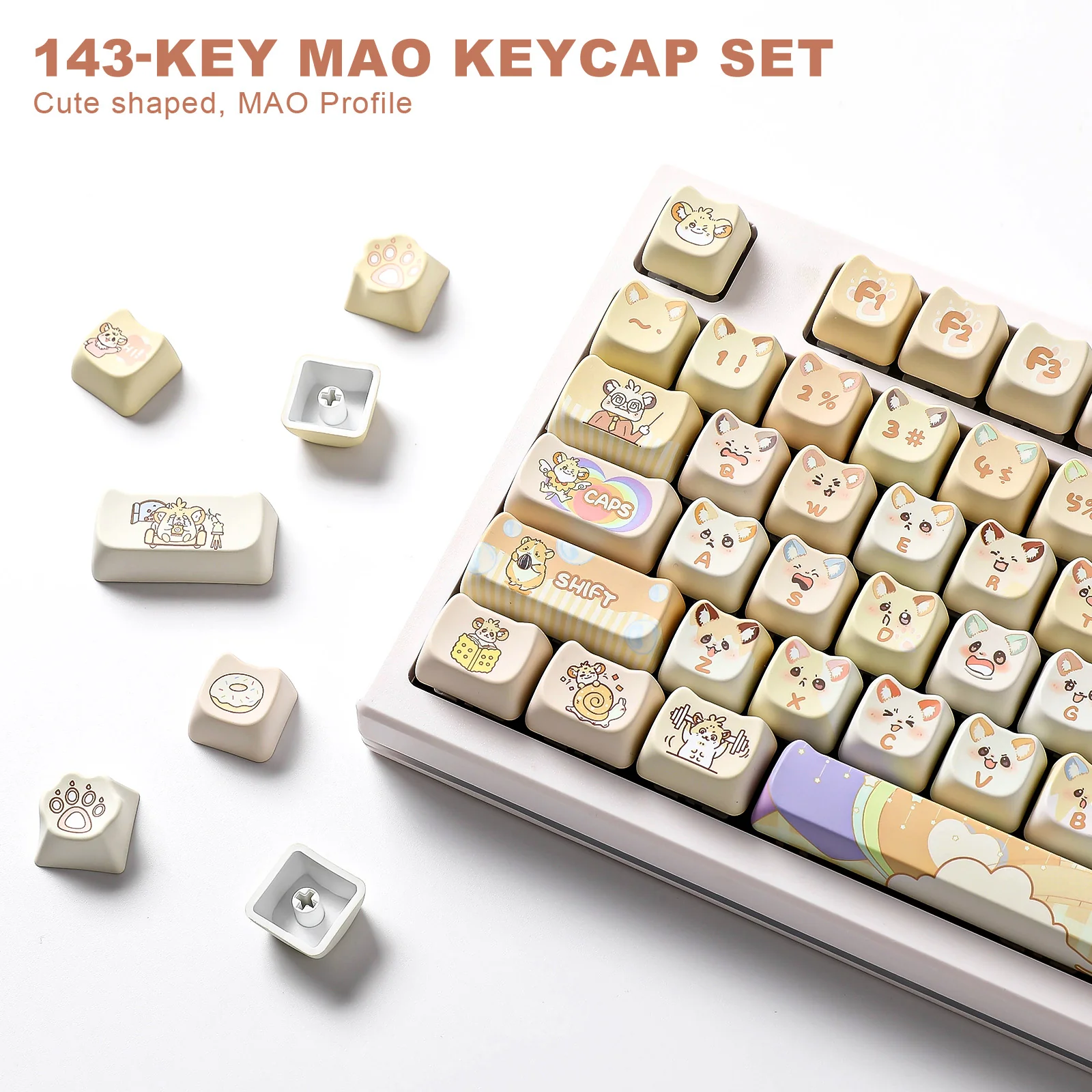 YUNZII Mousie MAO Profile Keycap Set - Image 3