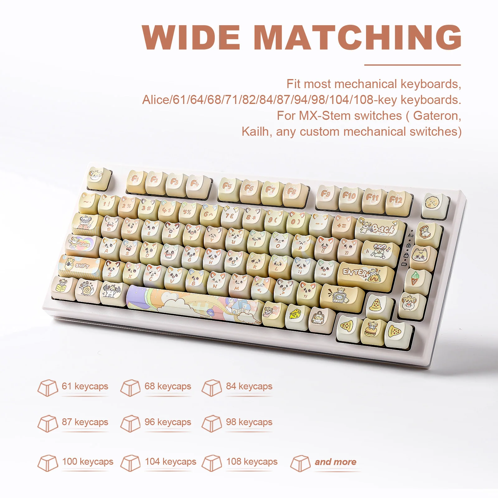 YUNZII Mousie MAO Profile Keycap Set - Image 4