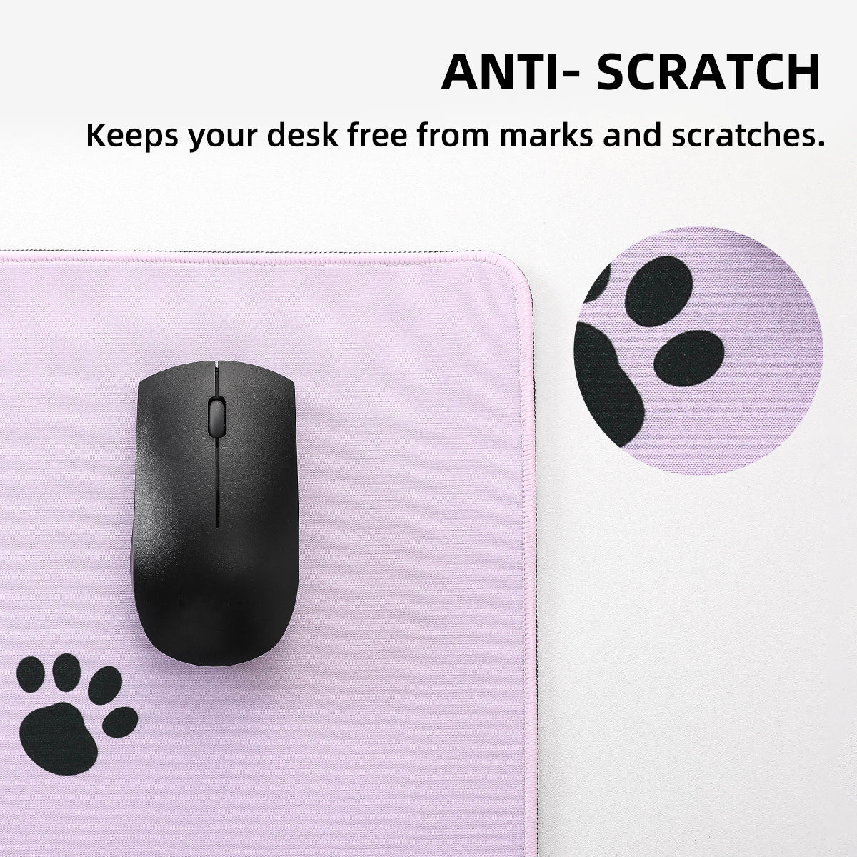 YUNZII Naughty Cat Mouse Mat Desk Pad - Image 3