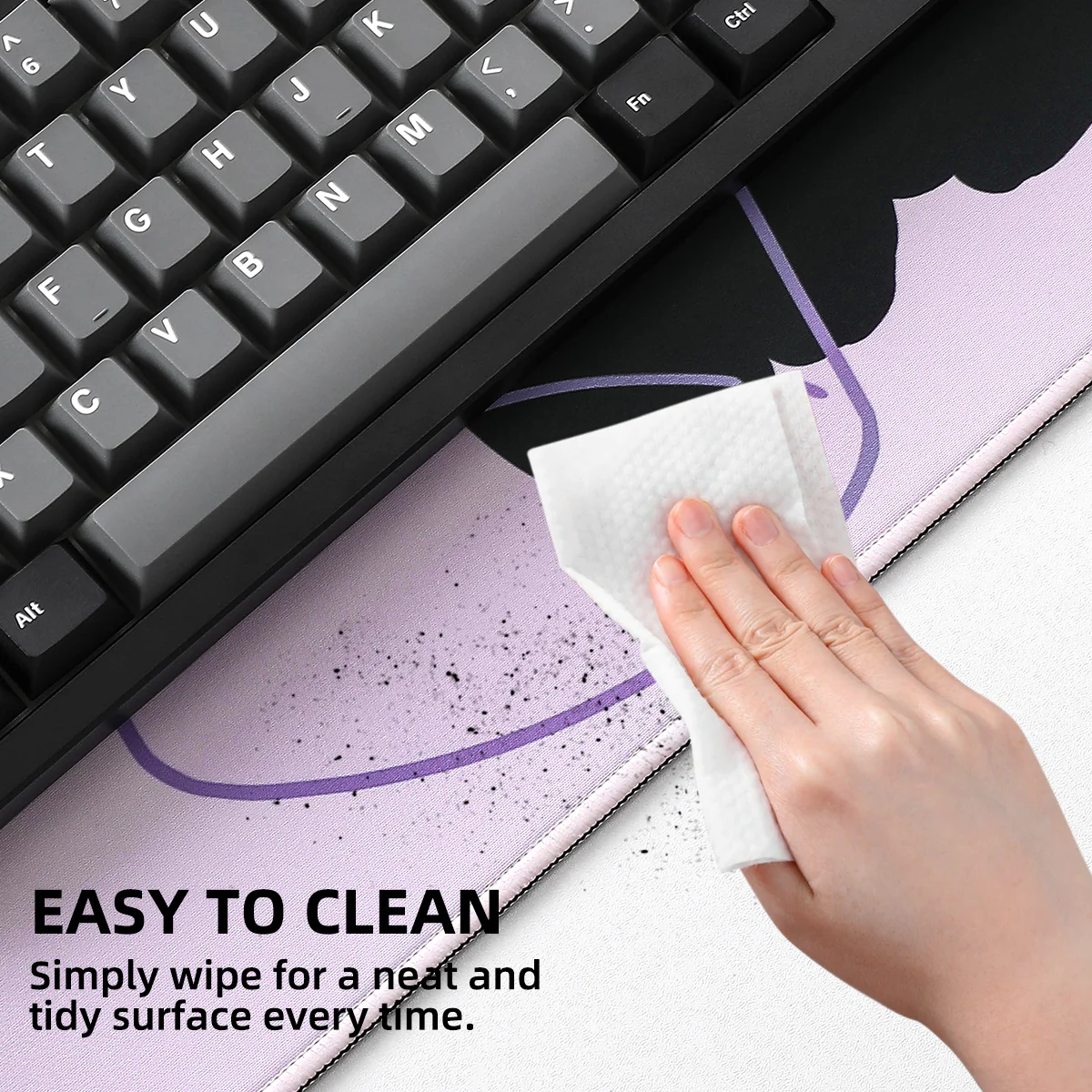 YUNZII Naughty Cat Mouse Mat Desk Pad - Image 5