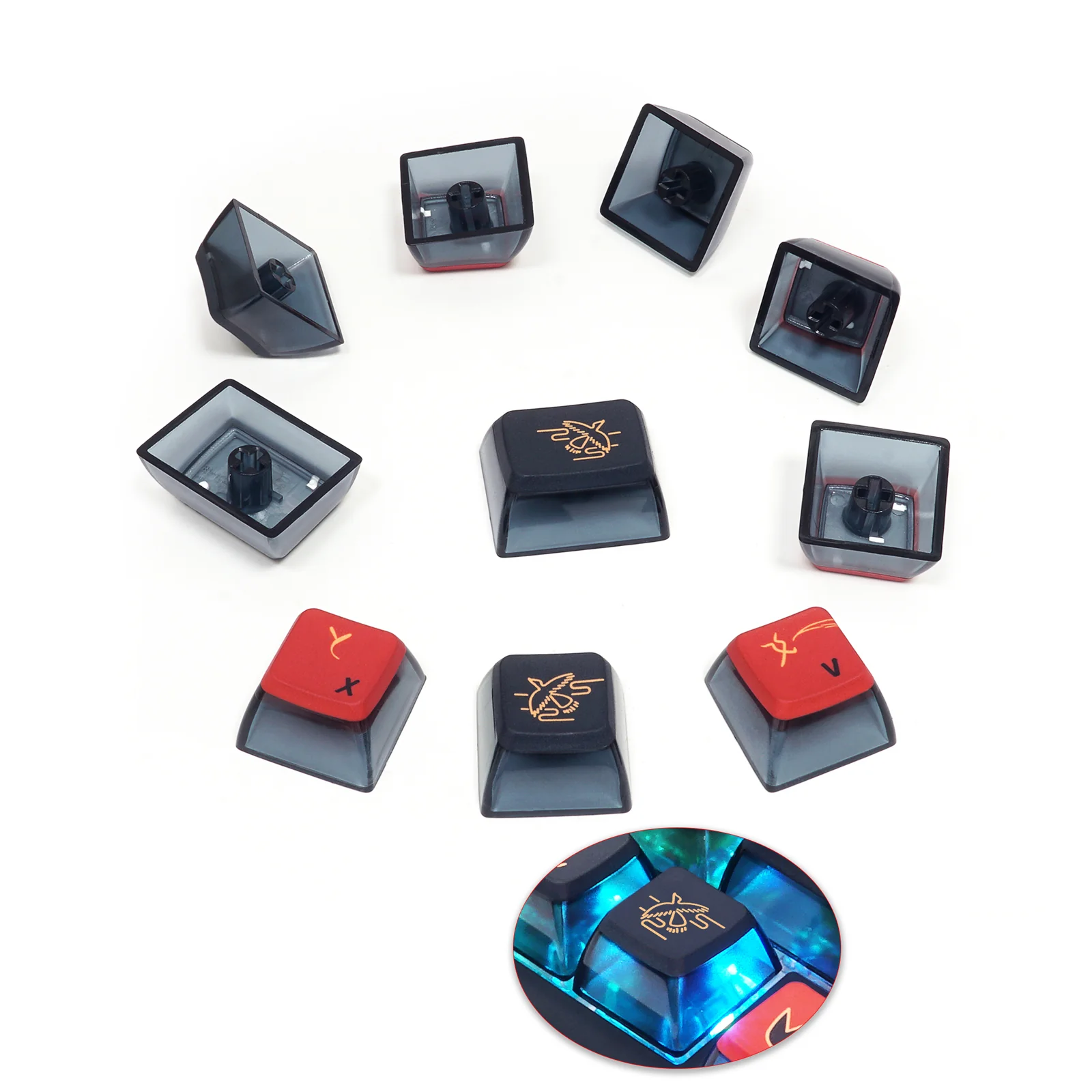YUNZII Nine-Tailed Fox Keycap Set - Image 11
