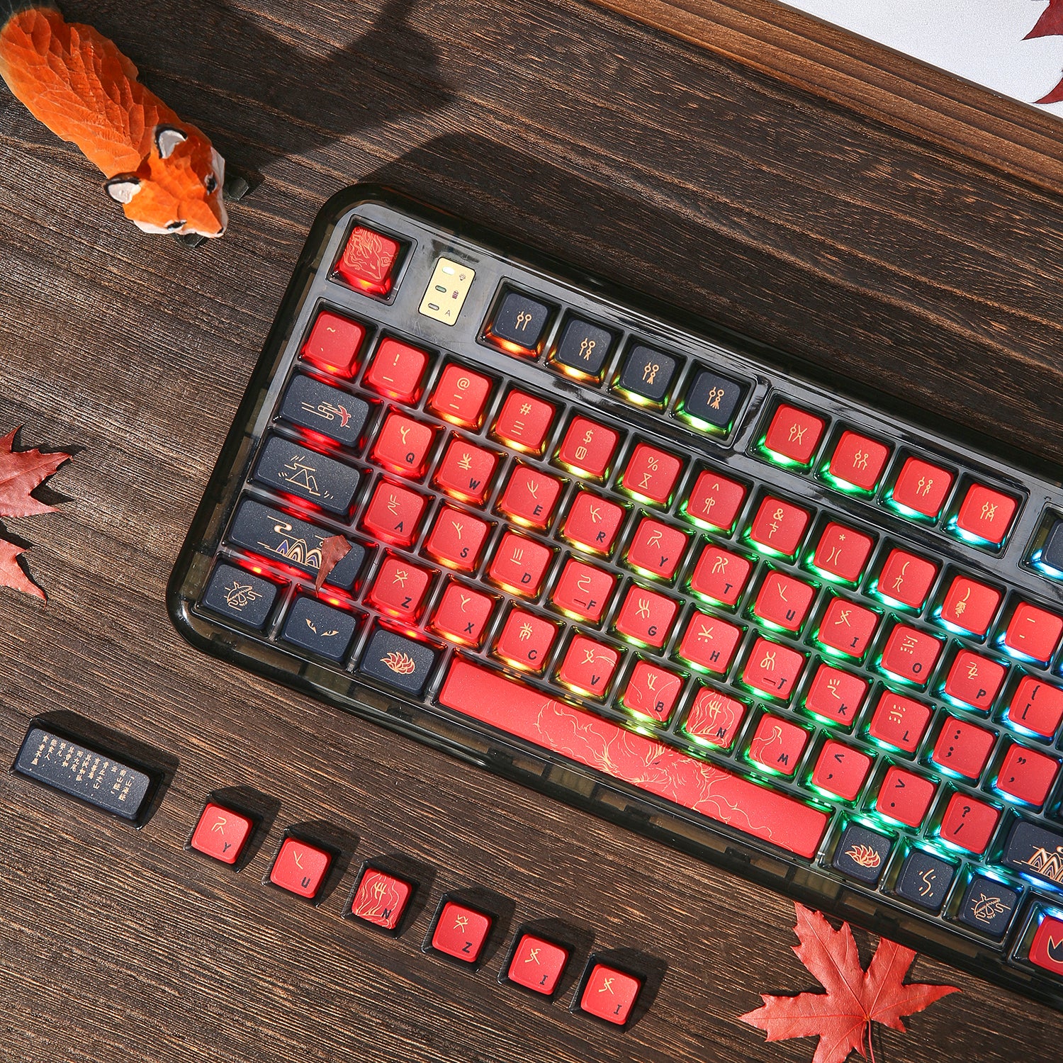 YUNZII Nine-Tailed Fox Keycap Set - Image 4