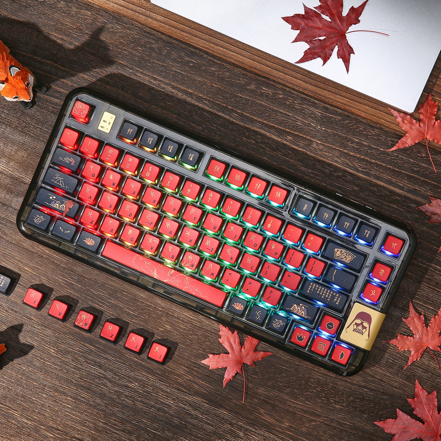 YUNZII Nine-Tailed Fox Keycap Set - Image 7