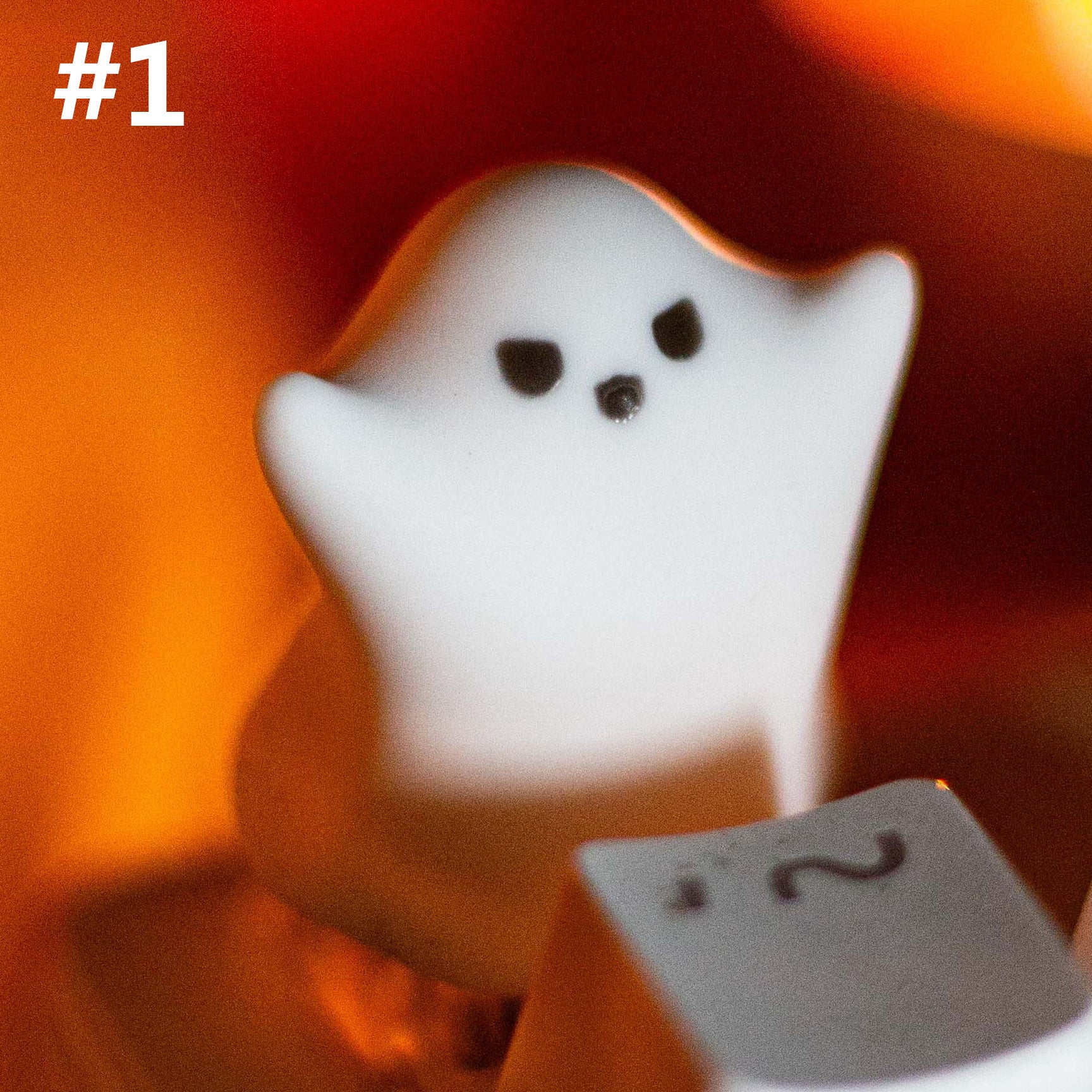 YUNZII Opaque Little Ghost Artisan Keycap - Image 3
