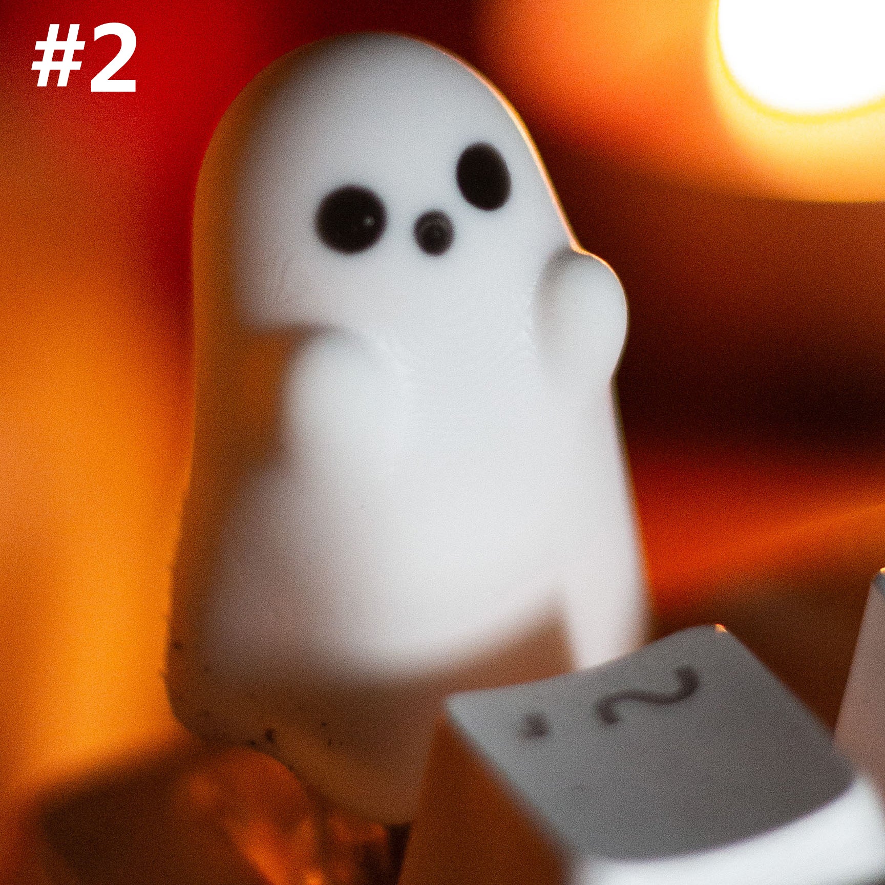 YUNZII Opaque Little Ghost Artisan Keycap - Image 4