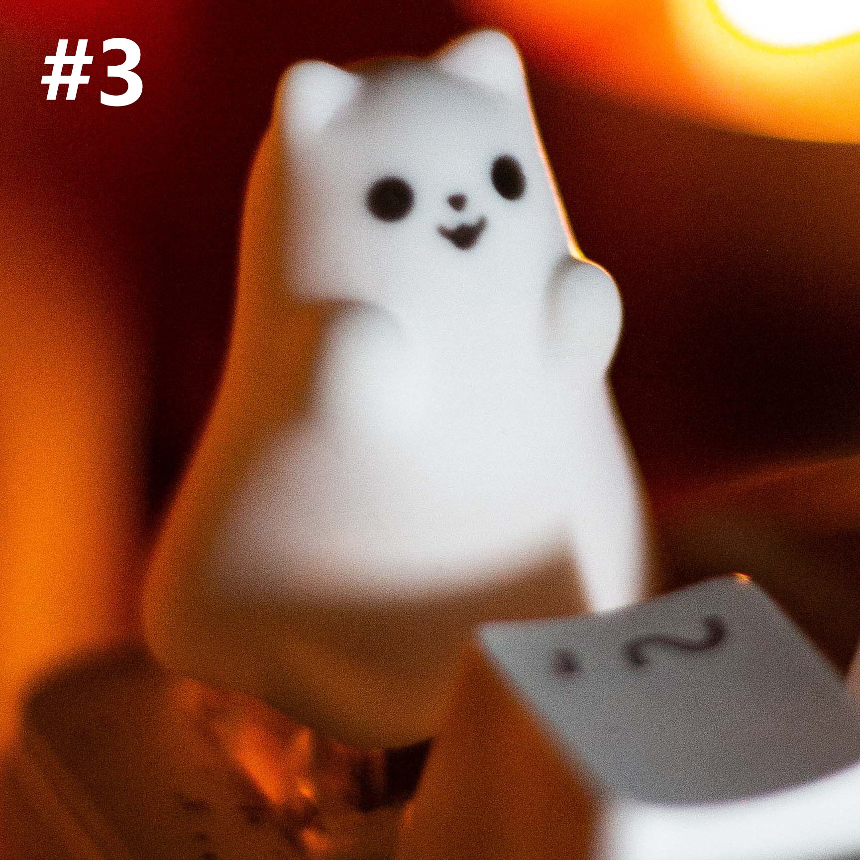YUNZII Opaque Little Ghost Artisan Keycap - Image 5