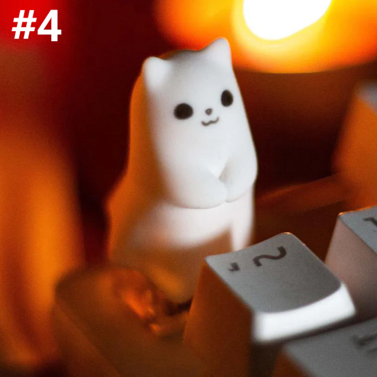 YUNZII Opaque Little Ghost Artisan Keycap - Image 6