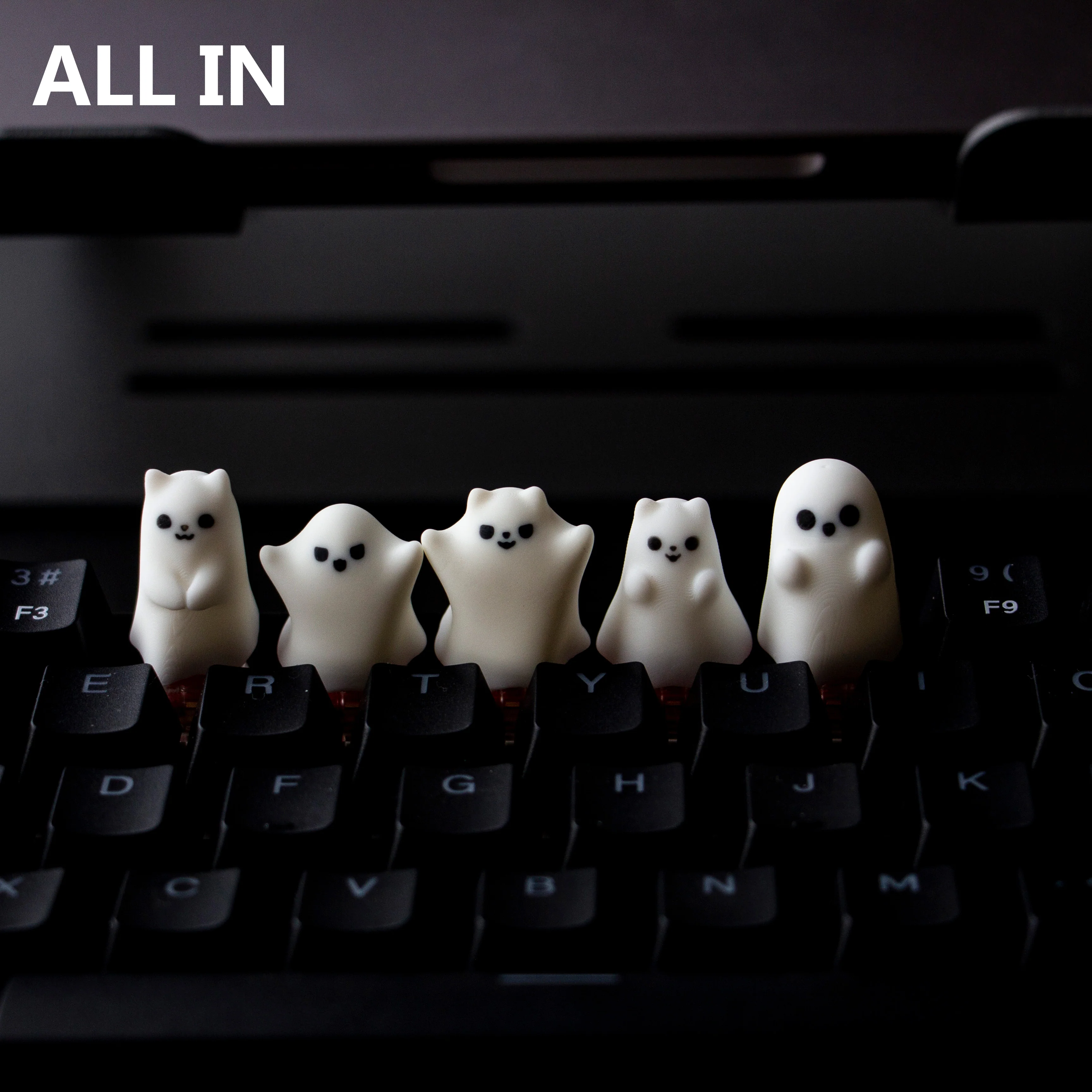 YUNZII Opaque Little Ghost Artisan Keycap - Image 8