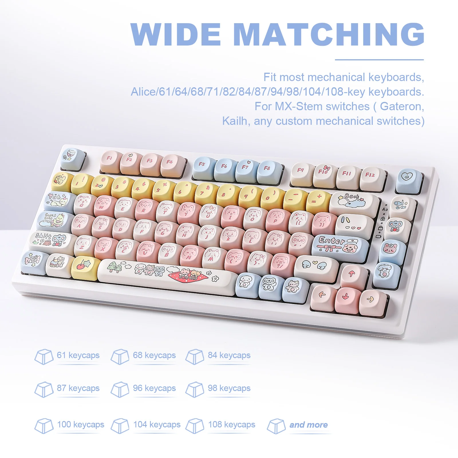 YUNZII Outing MOA Profile Keycap Set - Image 4